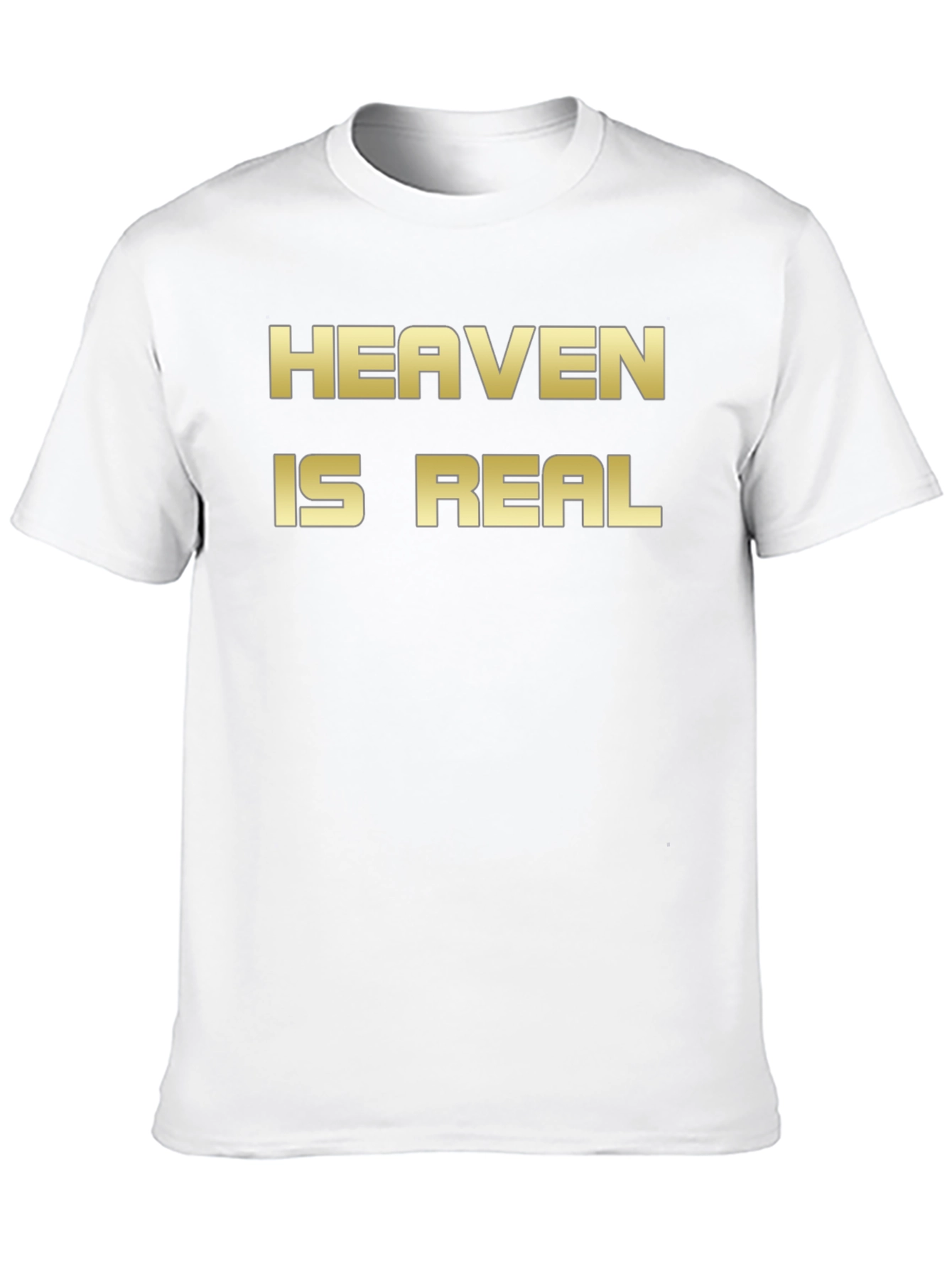 Heaven Is Real Graphic T-Shirt Black