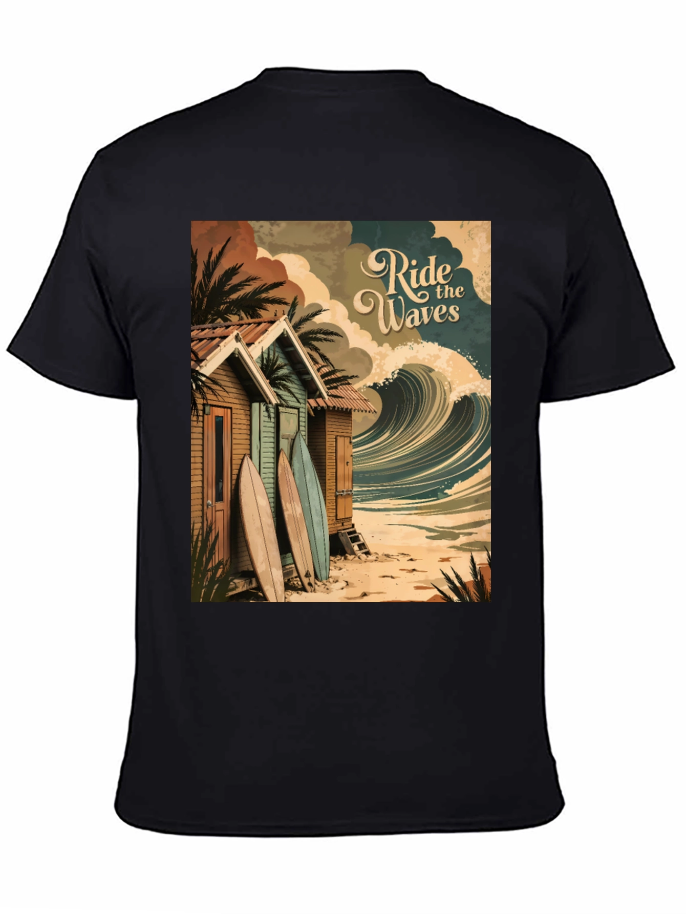 Ride the Waves Graphic Tee - Surf Shack T-Shirt