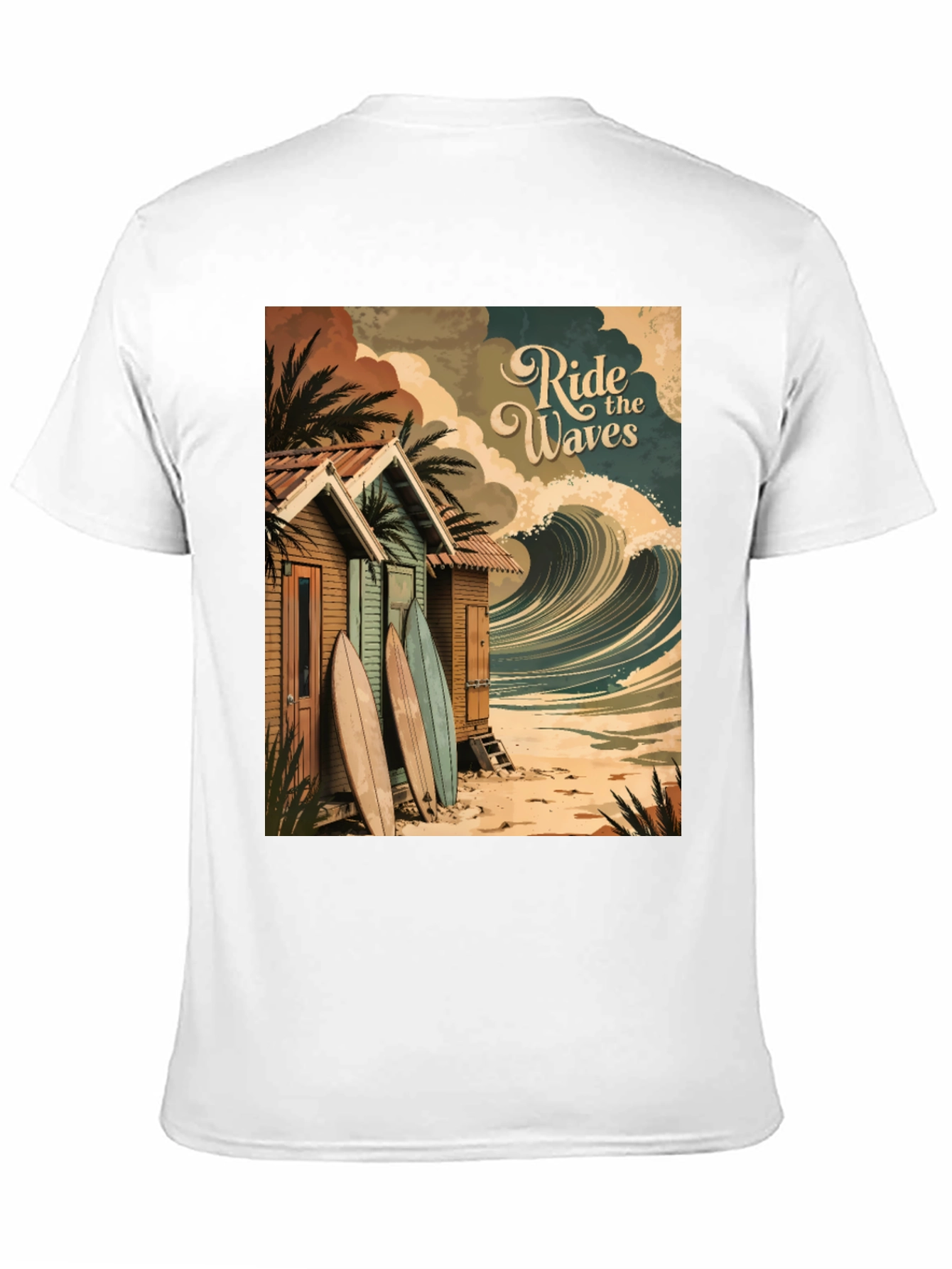 Ride the Waves Graphic Tee - Surf Shack T-Shirt