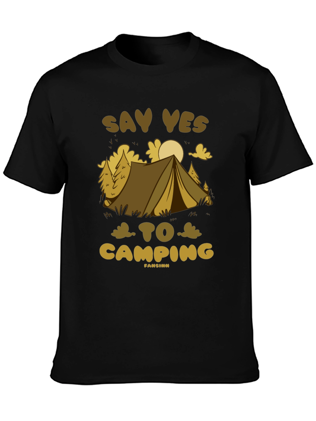 Say Yes To Camping Graphic Tee