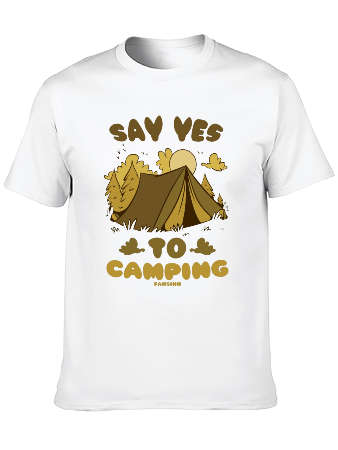 Say Yes To Camping Graphic Tee