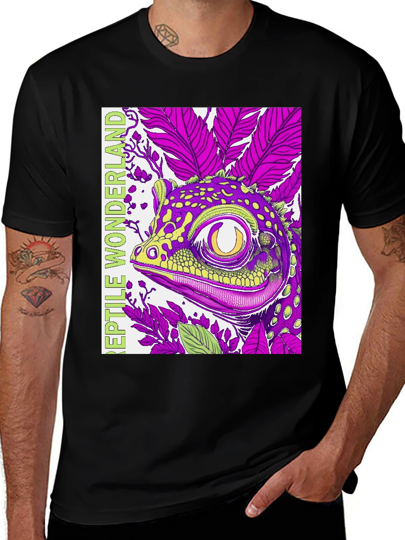 Reptile Wonderland T-Shirt: Gecko Graphic Tee