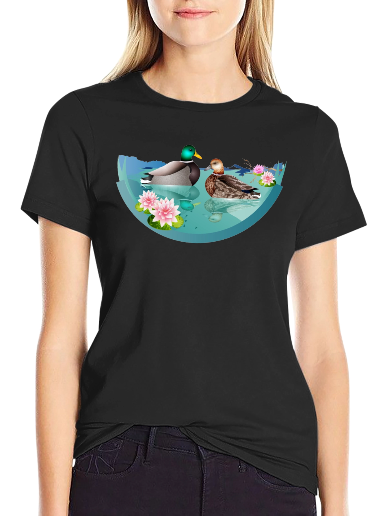Duck Pond Graphic T-Shirt