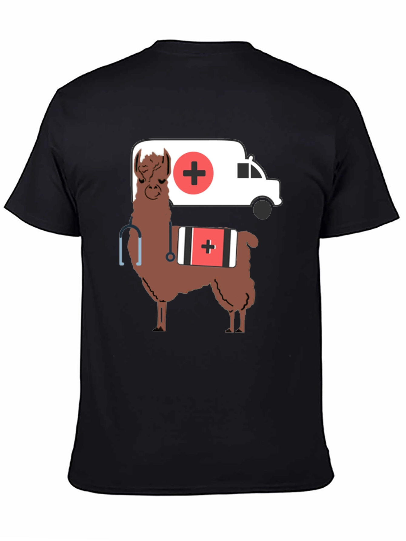 Llama Doctor T-Shirt - Funny Medical Apparel