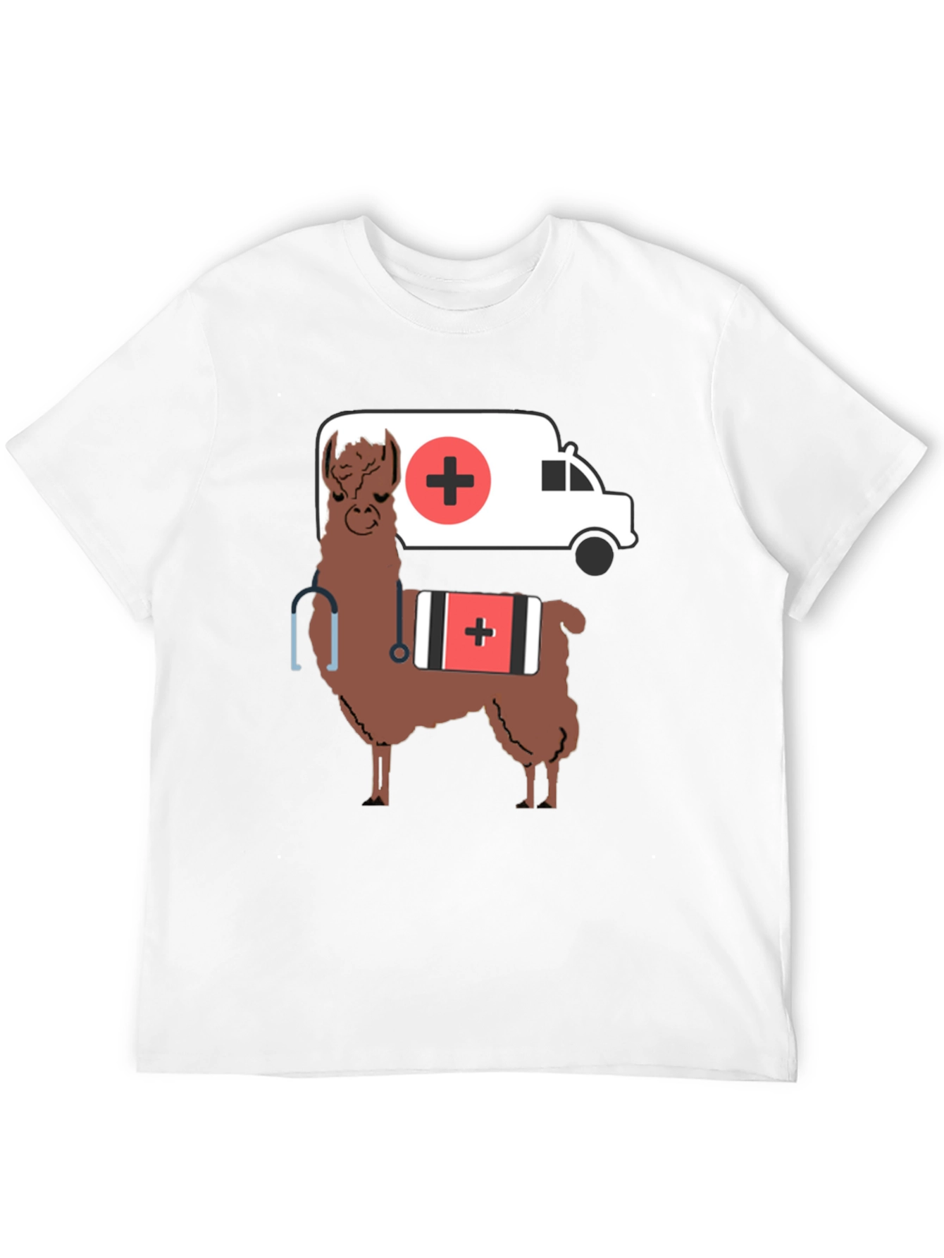 Llama Doctor T-Shirt - Funny Medical Apparel