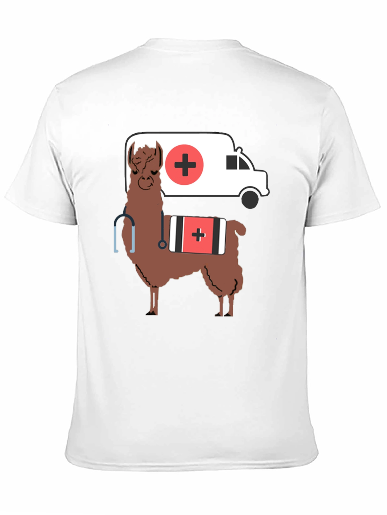 Llama Doctor T-Shirt - Funny Medical Apparel