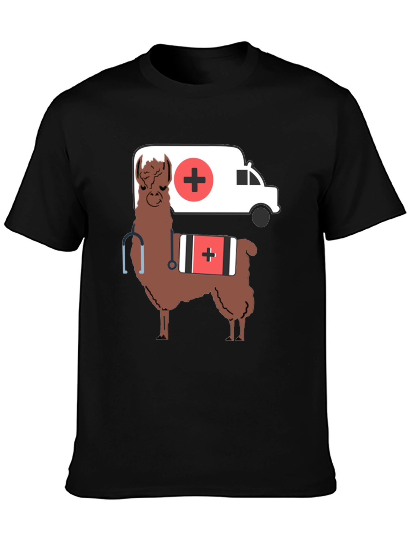 Llama Doctor T-Shirt - Funny Medical Apparel