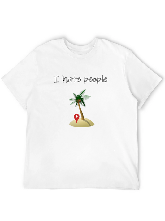 I Hate People Island Graphic T-Shirt