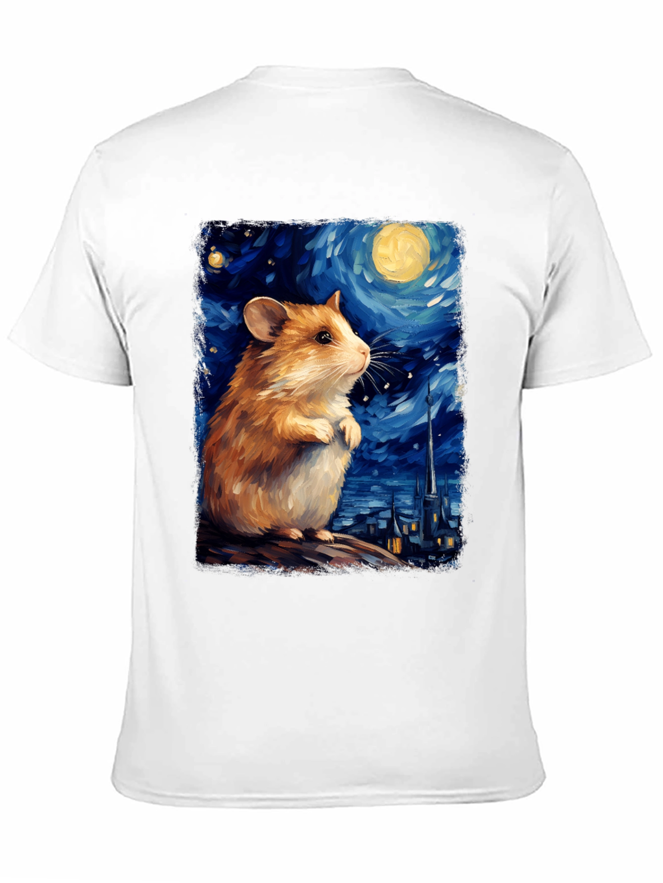 Starry Night Hamster T-Shirt