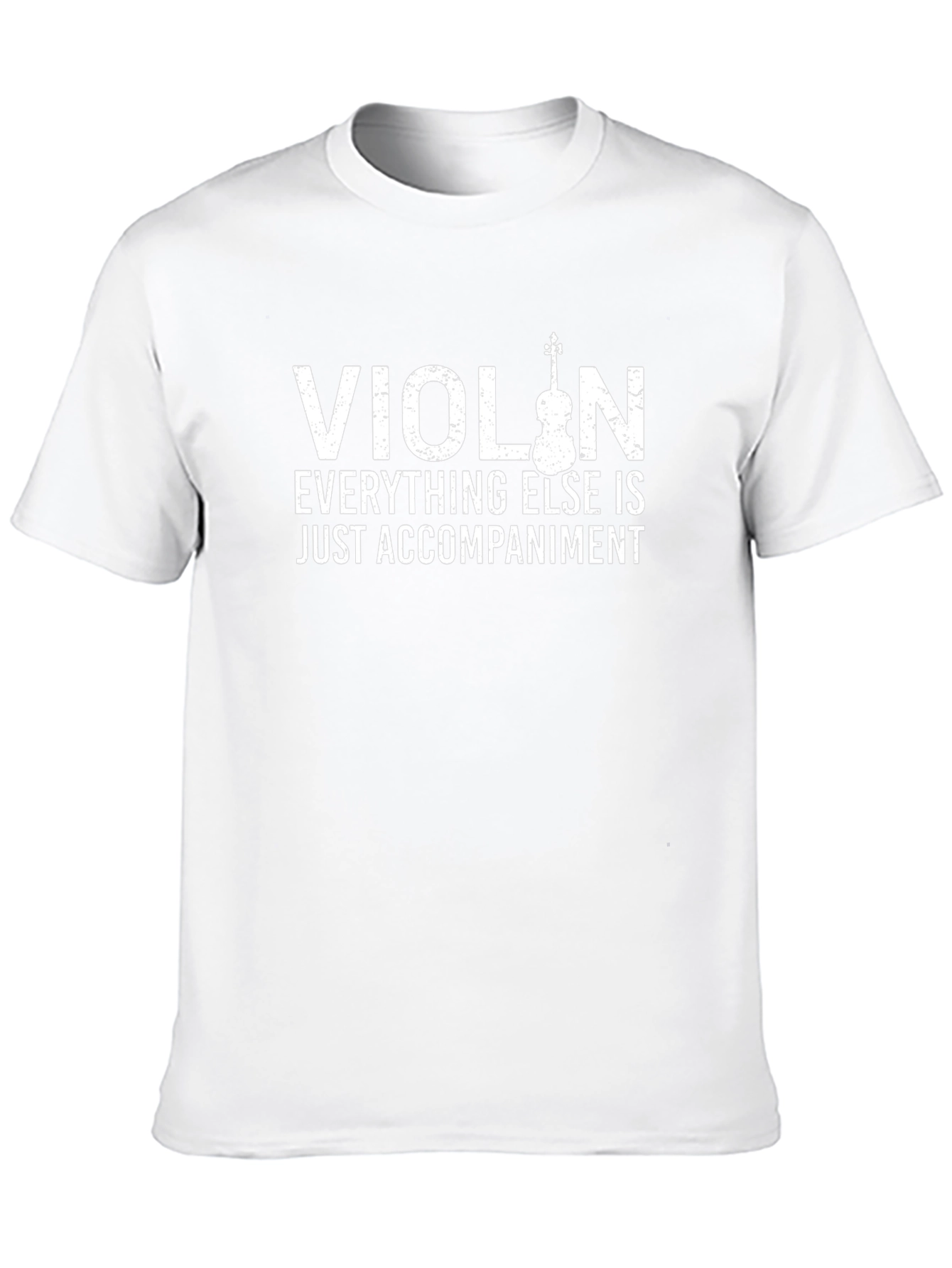 Violin Accompaniment Graphic Tee - Musicians Humor