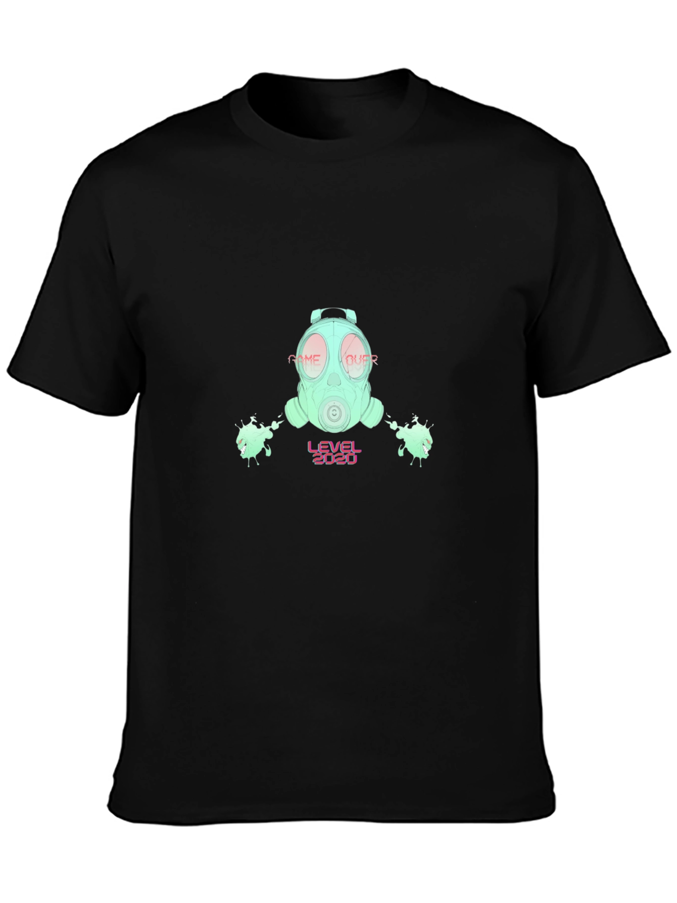 Game Over Gas Mask T-Shirt - Level 2020
