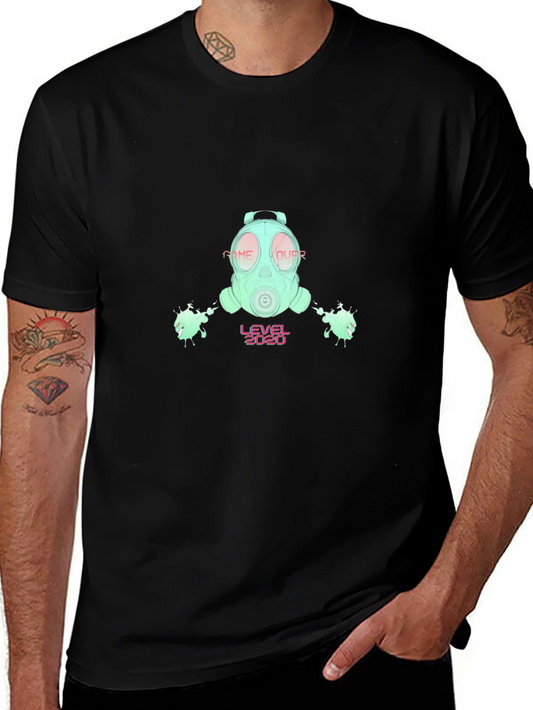 Game Over Gas Mask T-Shirt - Level 2020