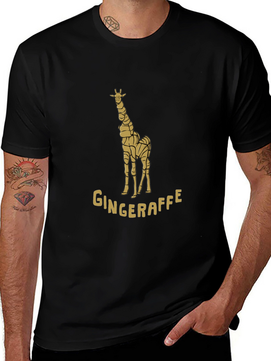 Gingeraffe Graphic Tee - Unique Giraffe Design