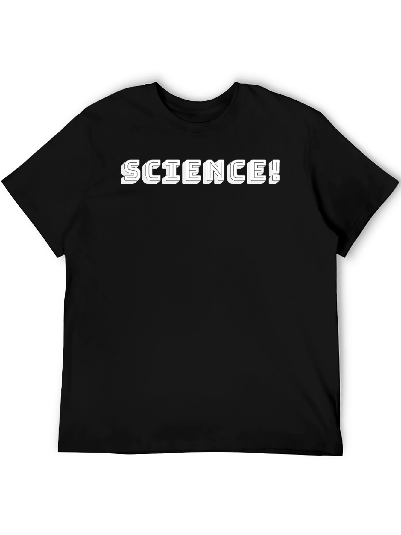 Science! Graphic T-Shirt - Black Unisex