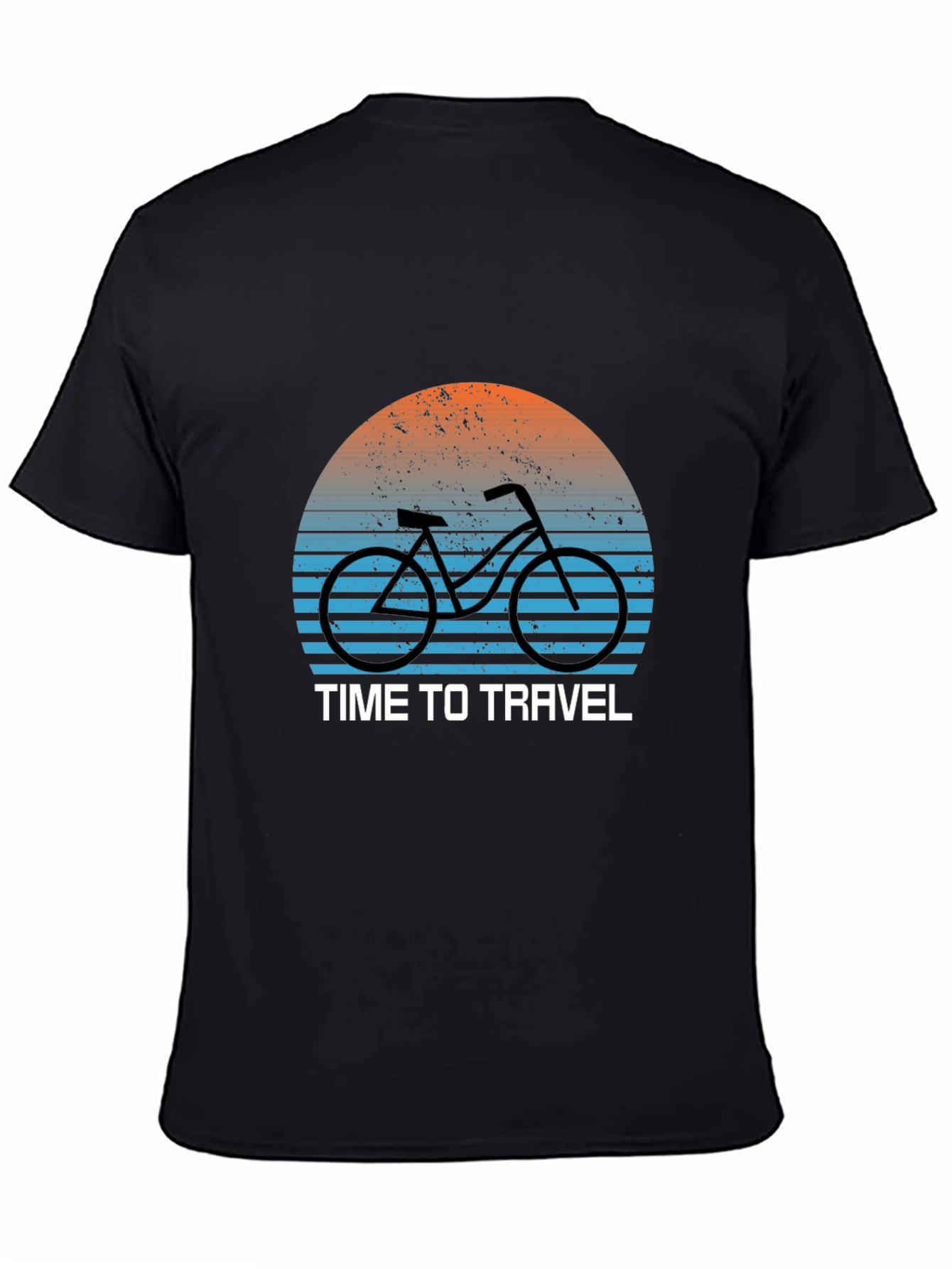Time to Travel Bike Graphic T-Shirt