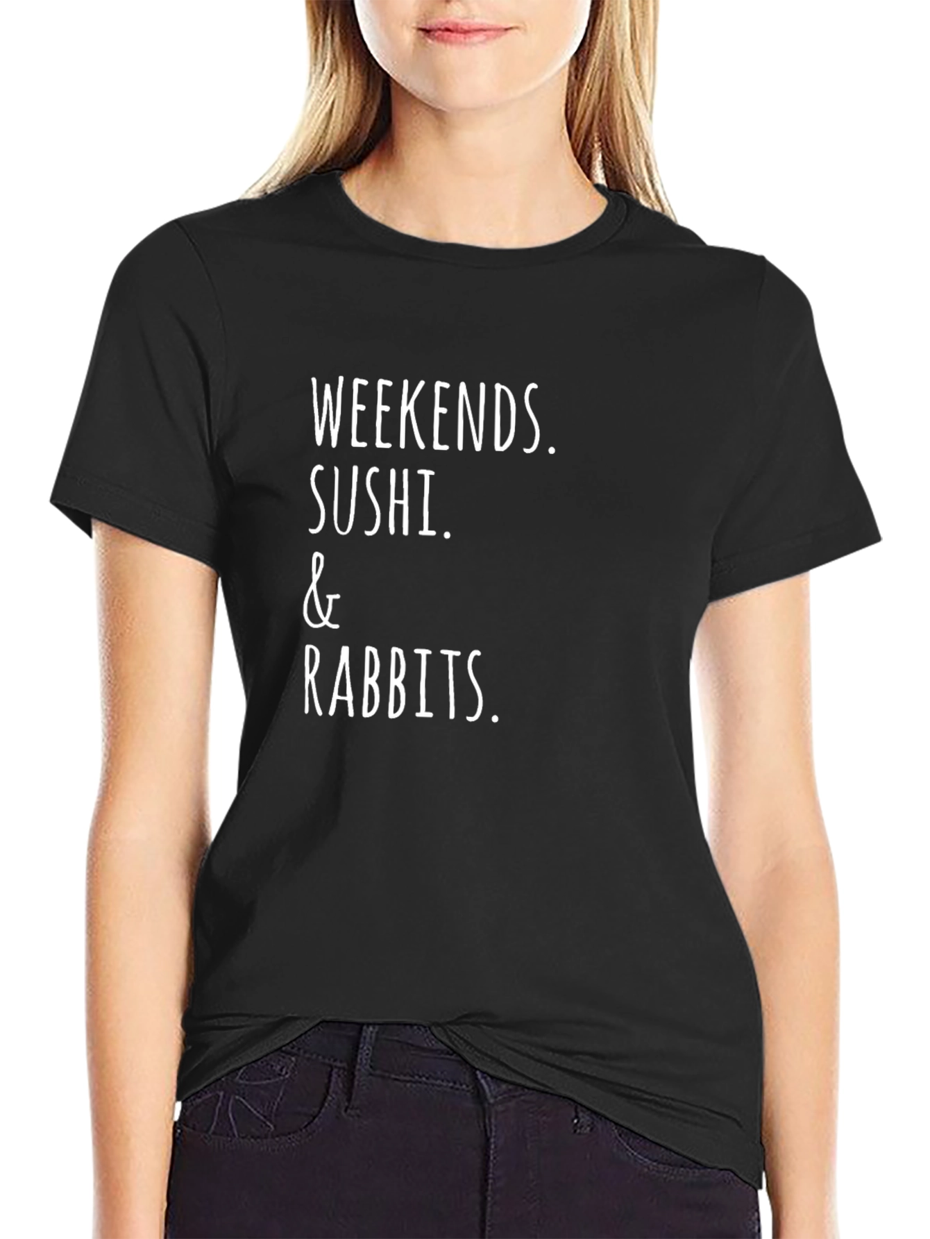 Weekends Sushi & Rabbits Graphic Tee