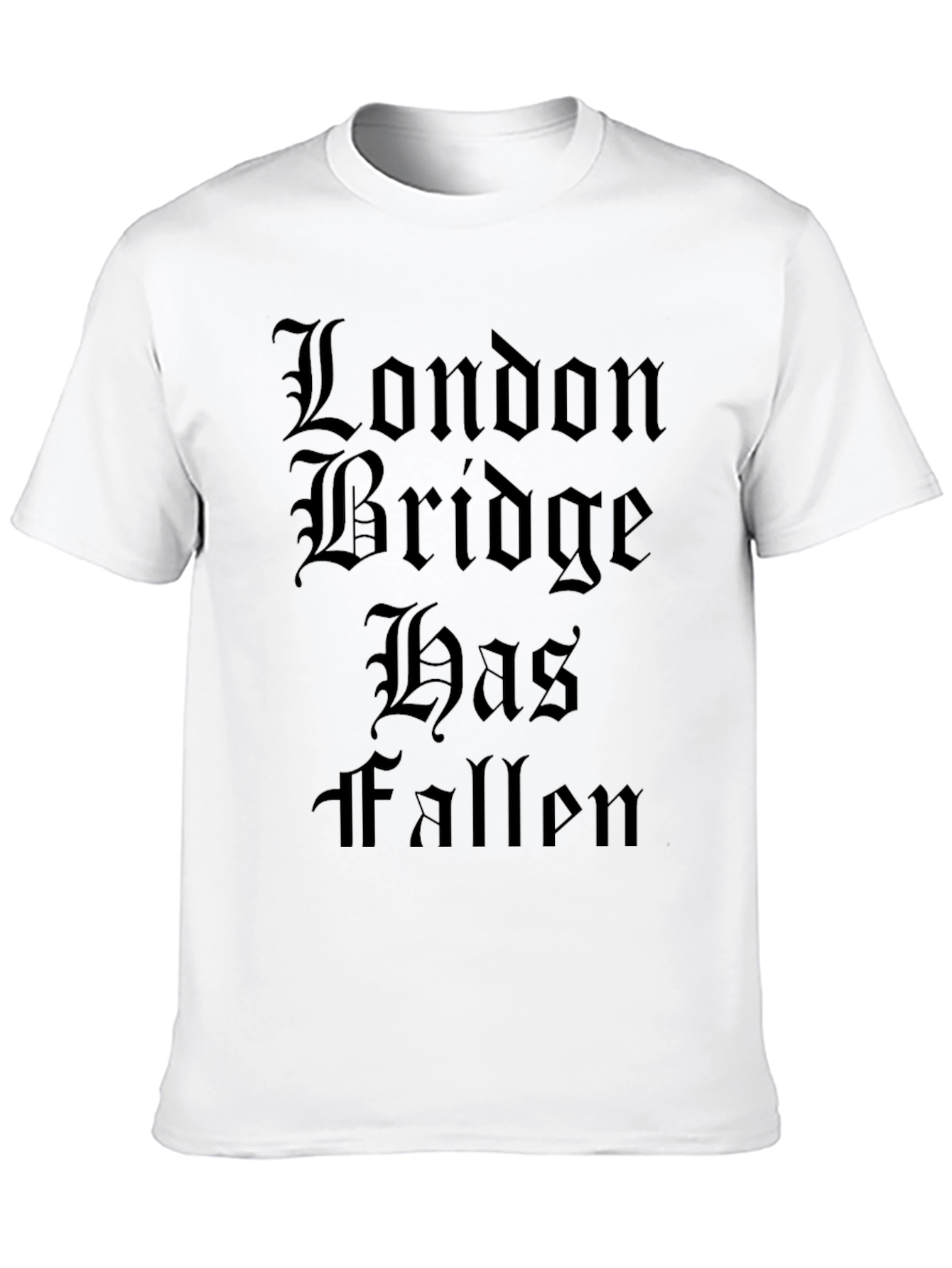London Bridge Has Fallen Black T-Shirt