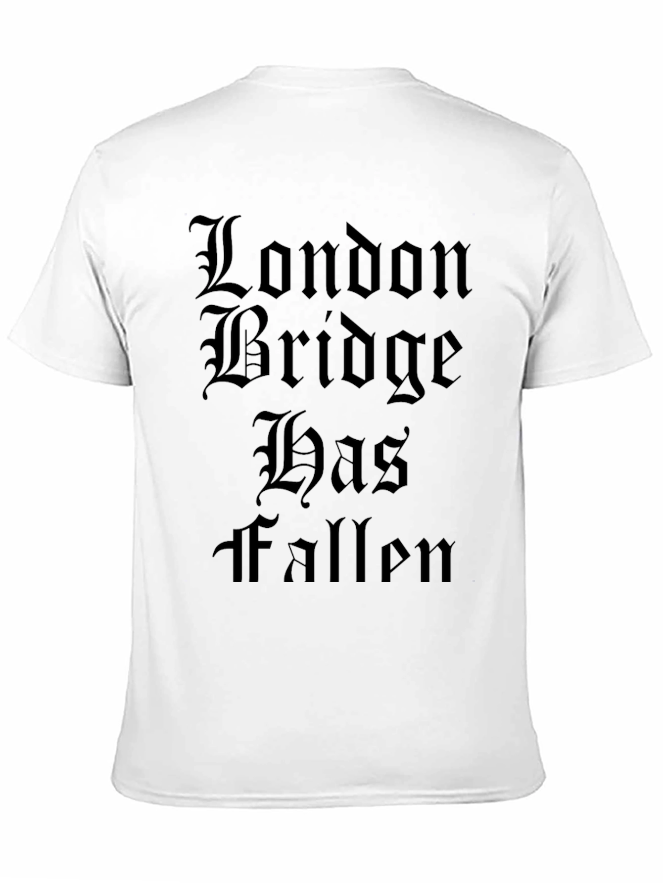 London Bridge Has Fallen Black T-Shirt