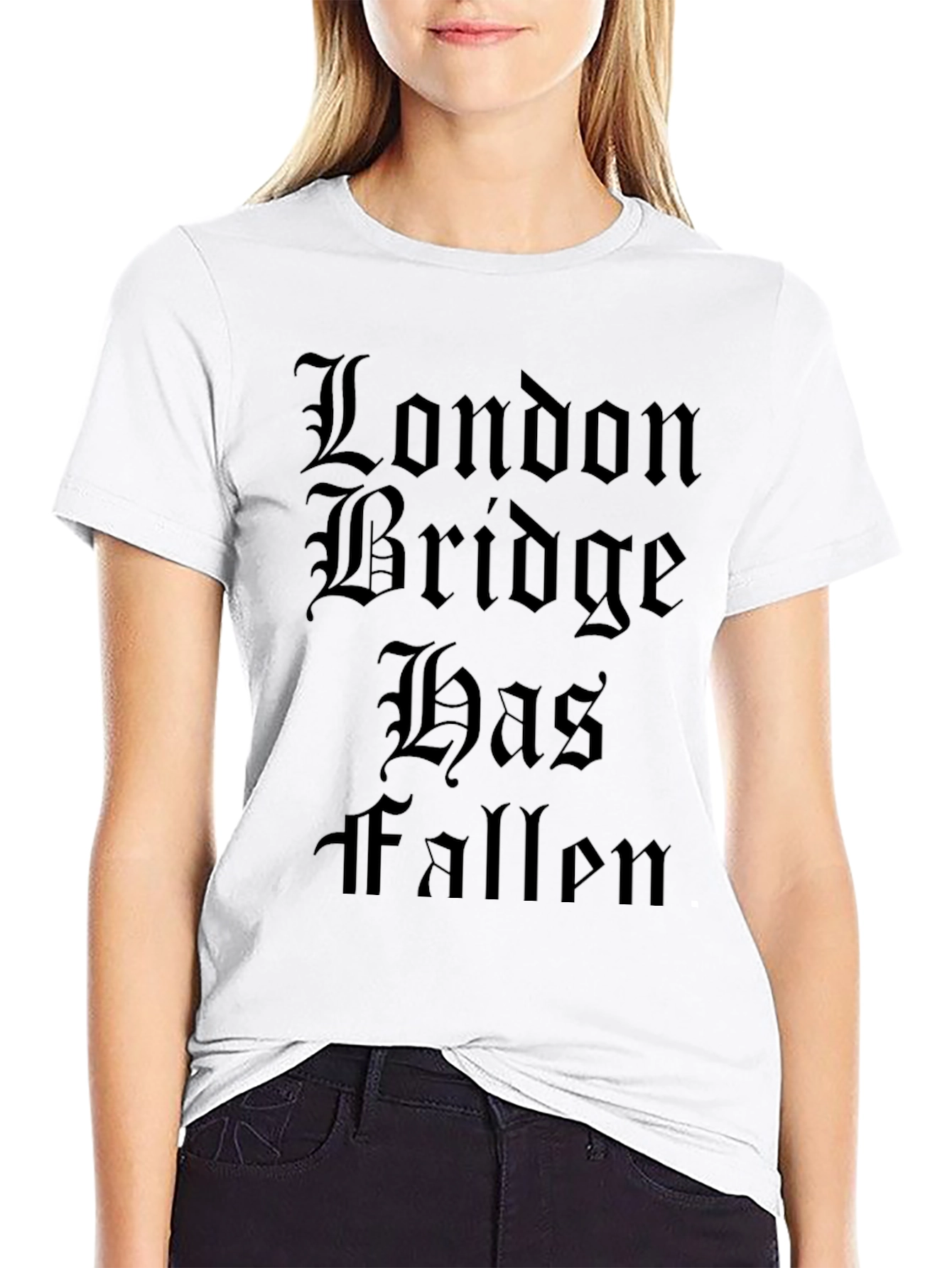 London Bridge Has Fallen Black T-Shirt