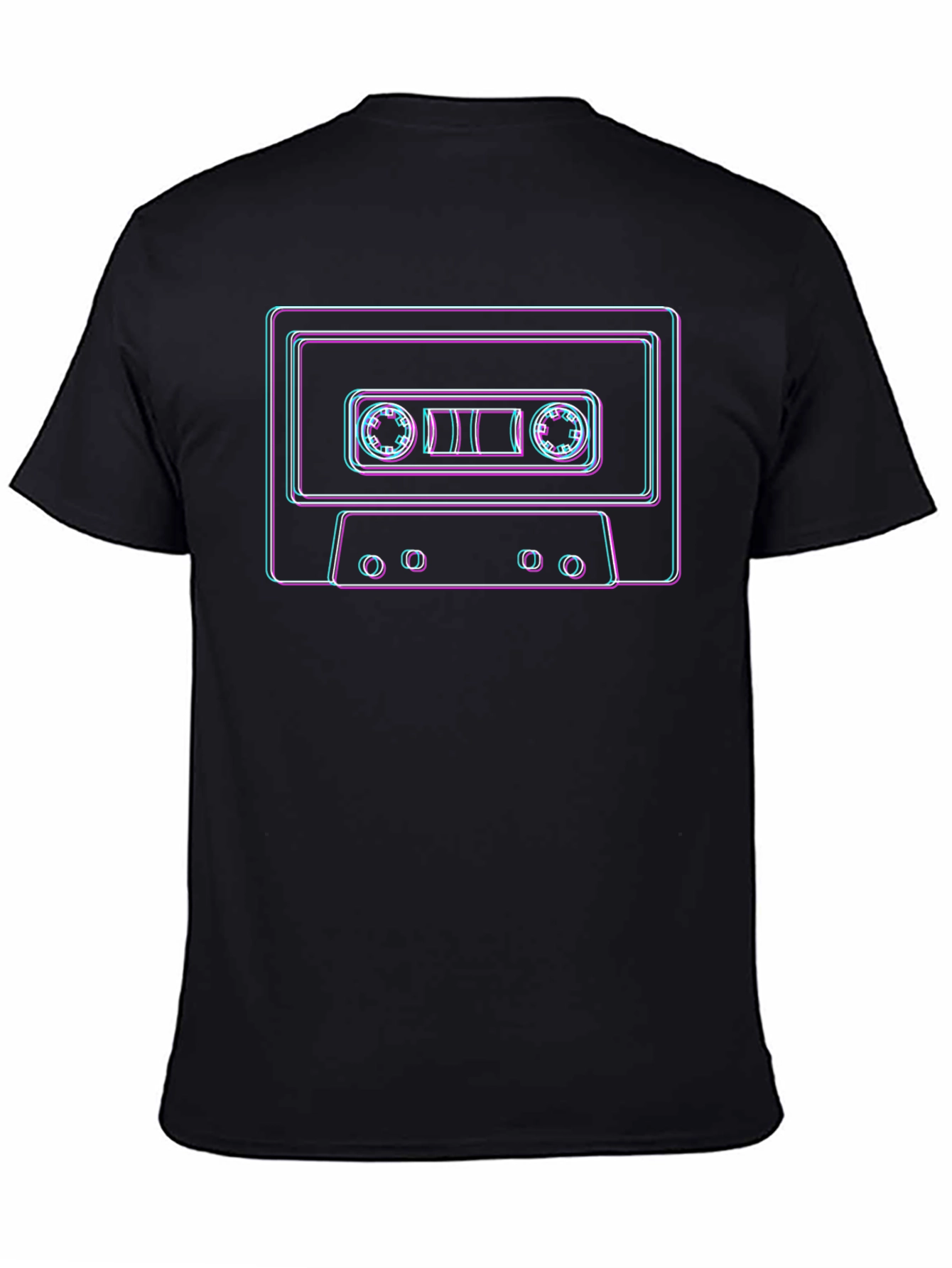 Retro Cassette Tape Graphic T-Shirt - Cool 80s Vibes