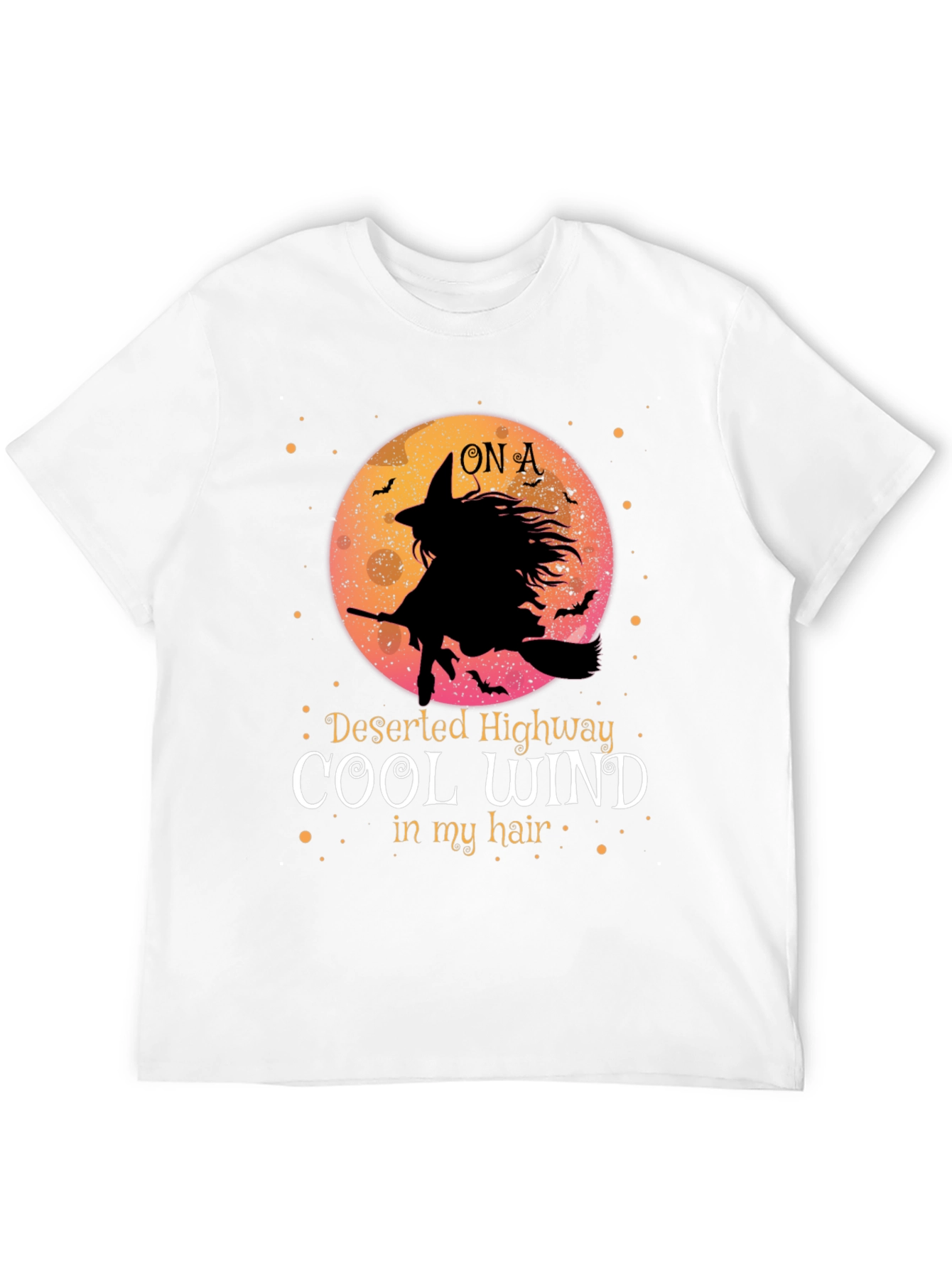 Witch On A Deserted Highway T-Shirt