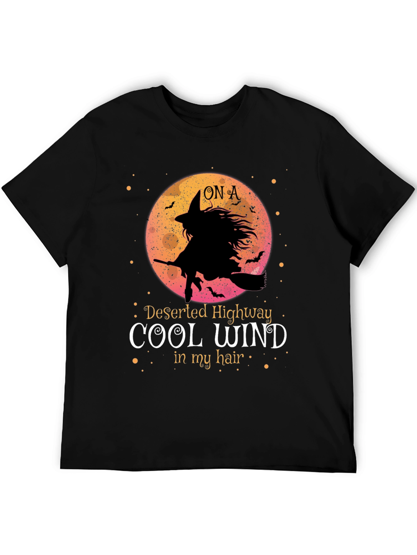 Witch On A Deserted Highway T-Shirt