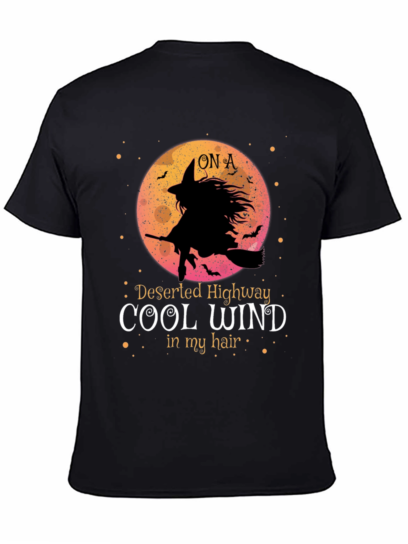 Witch On A Deserted Highway T-Shirt