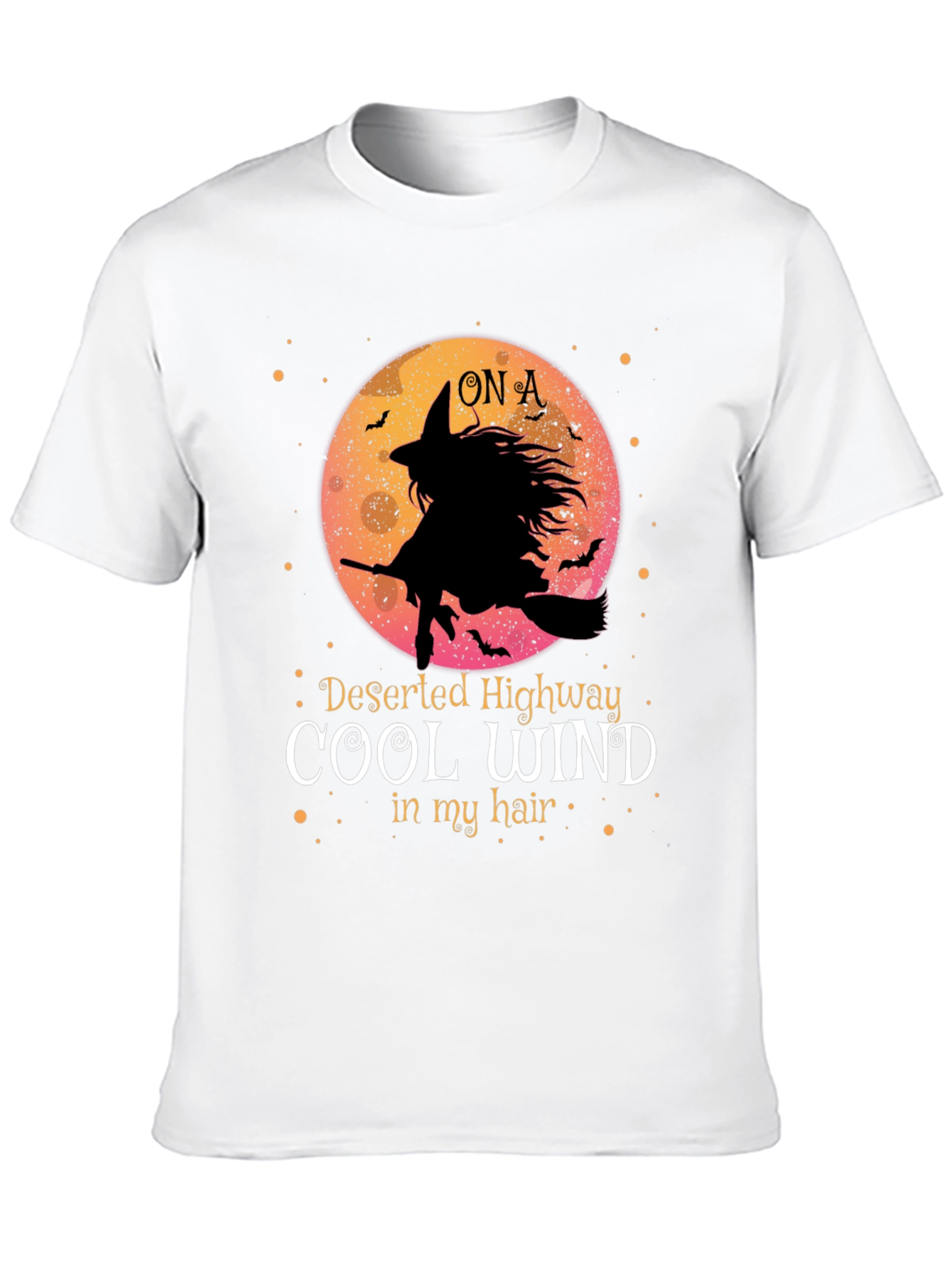 Witch On A Deserted Highway T-Shirt