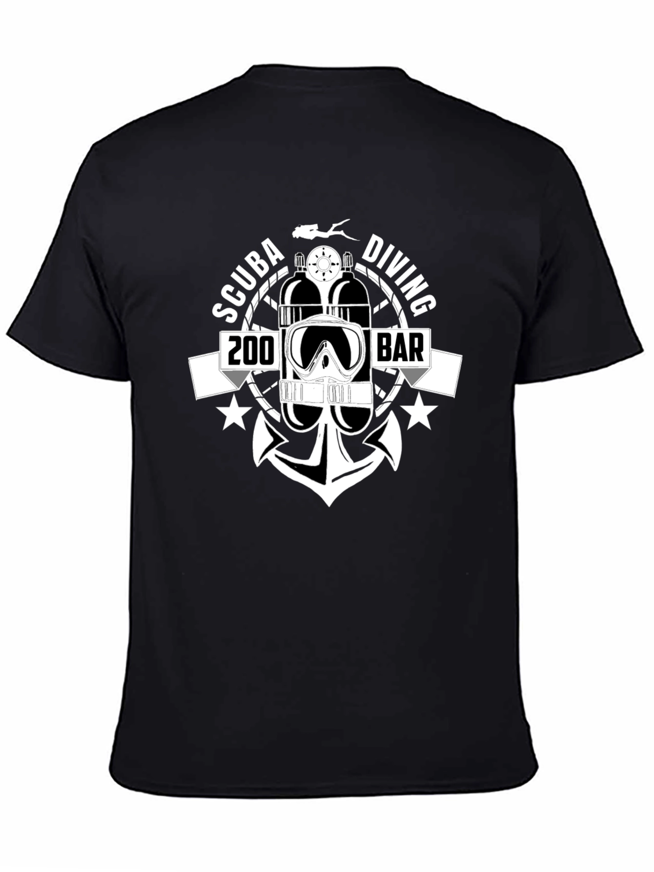 Scuba Diving 200 BAR T-Shirt | Diver Gift