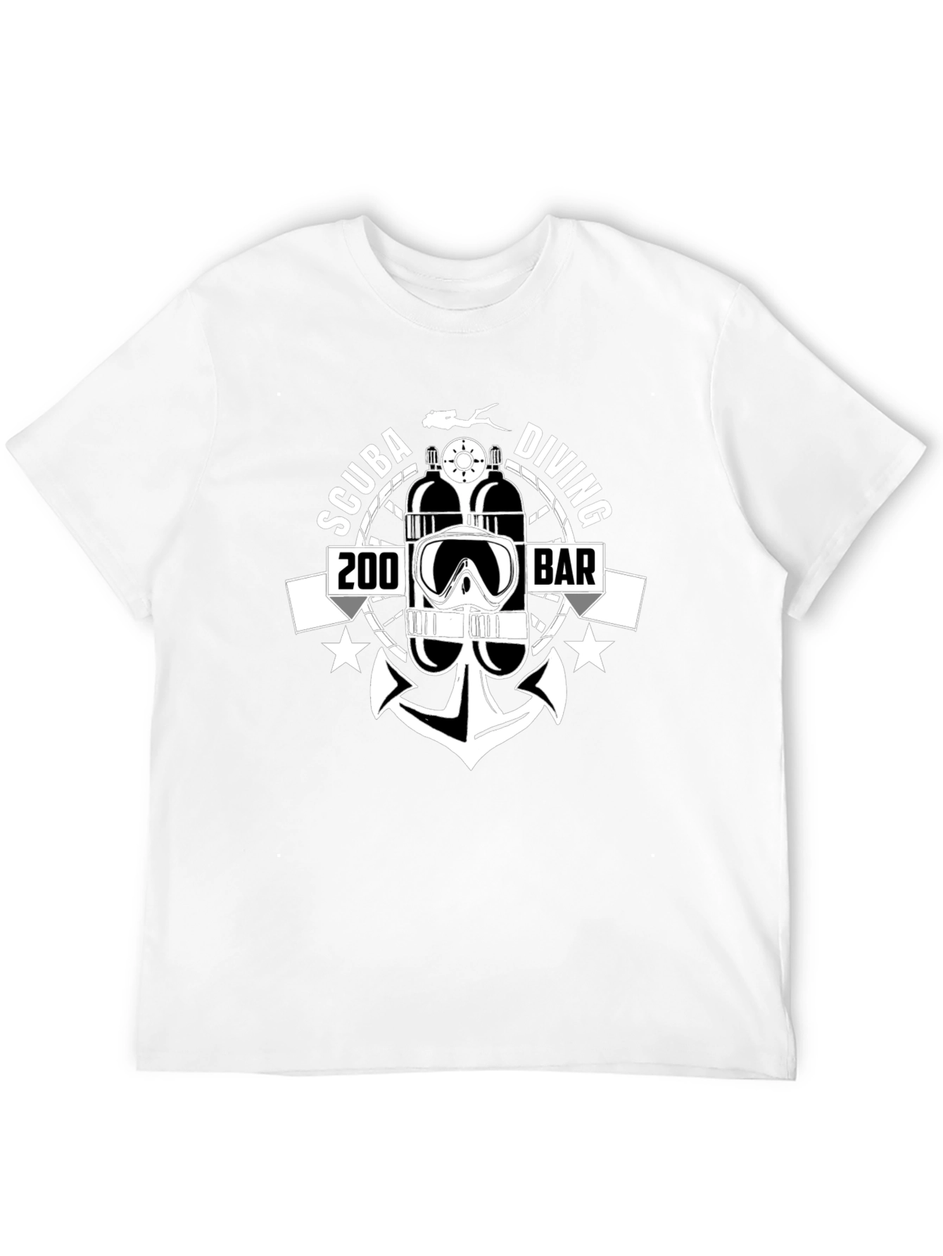 Scuba Diving 200 BAR T-Shirt | Diver Gift