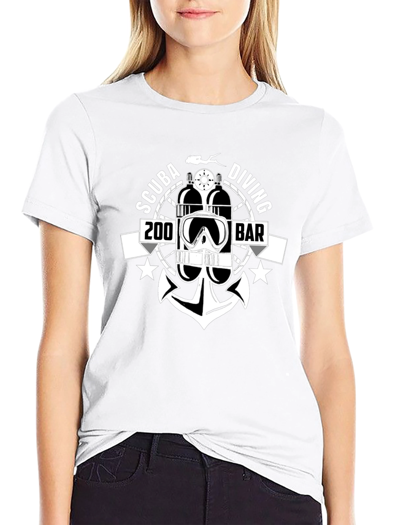 Scuba Diving 200 BAR T-Shirt | Diver Gift