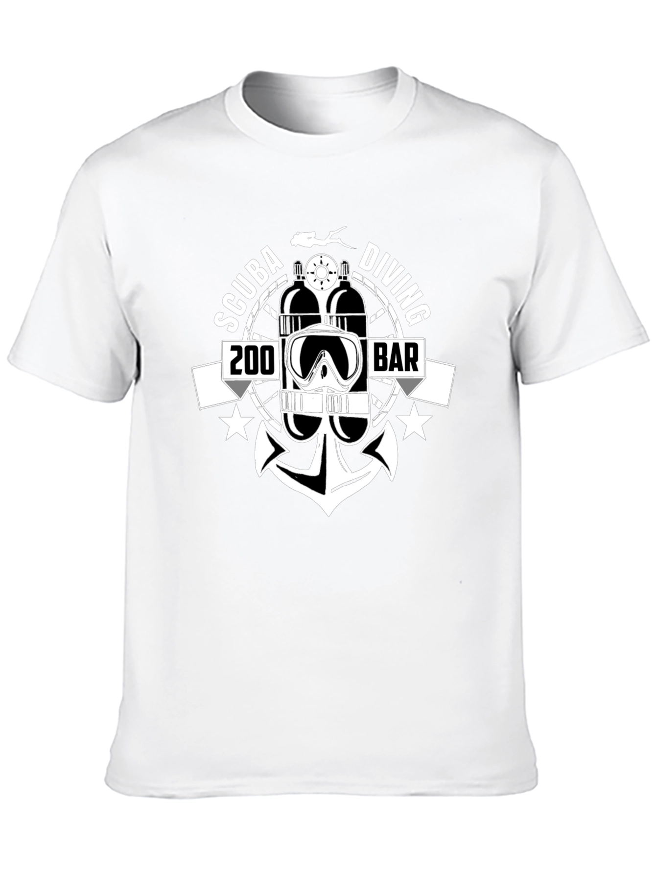 Scuba Diving 200 BAR T-Shirt | Diver Gift