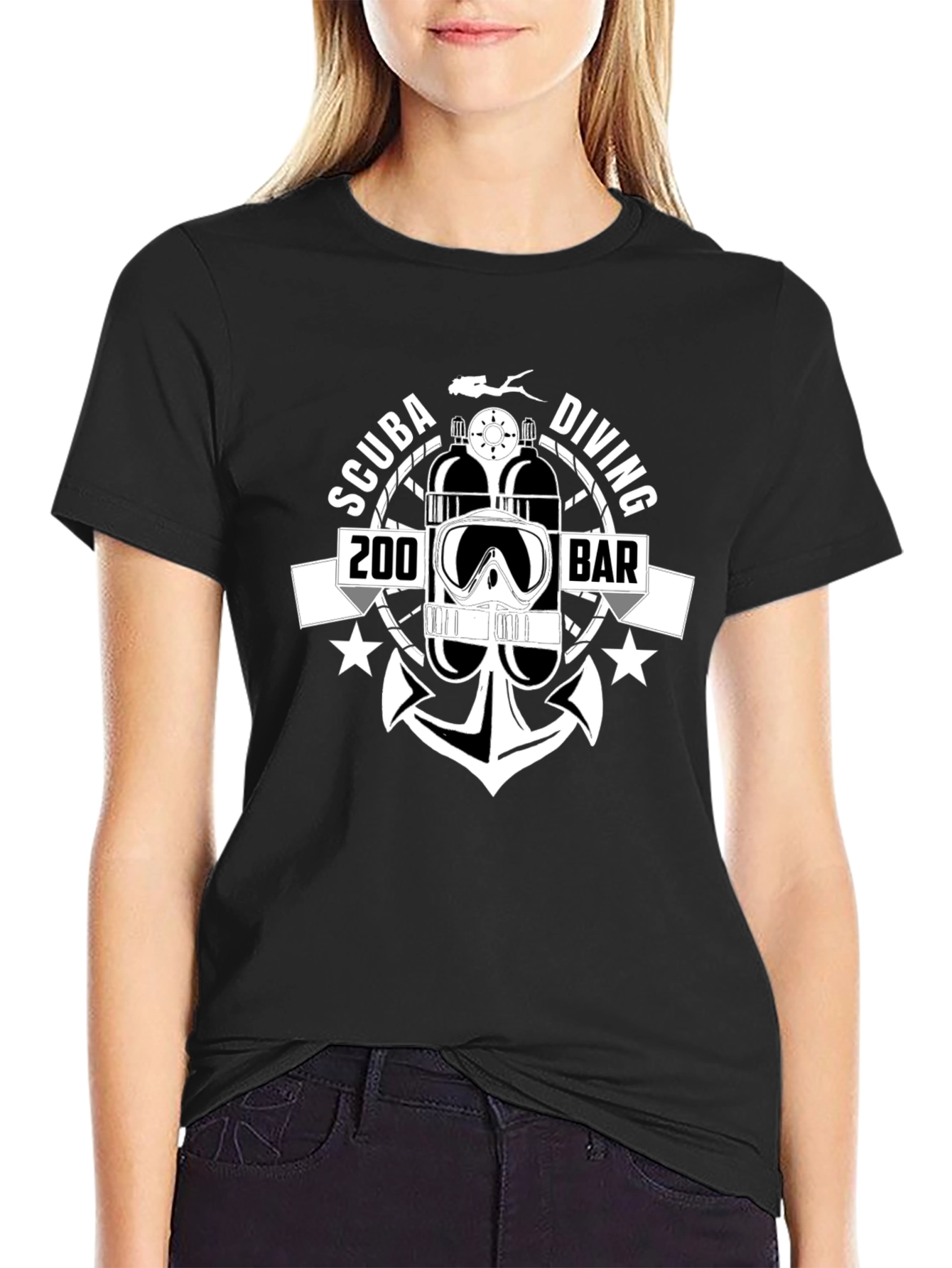 Scuba Diving 200 BAR T-Shirt | Diver Gift