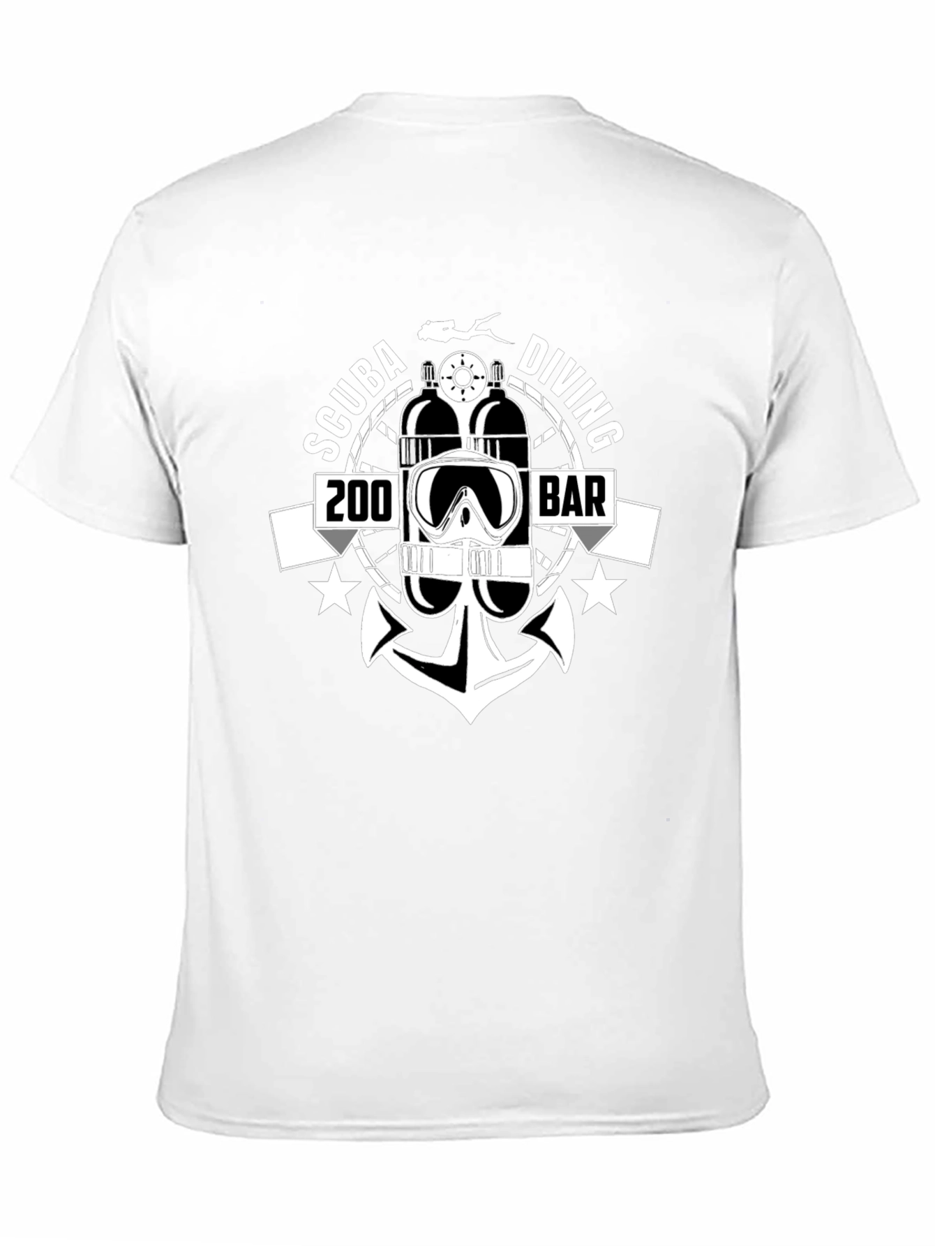 Scuba Diving 200 BAR T-Shirt | Diver Gift