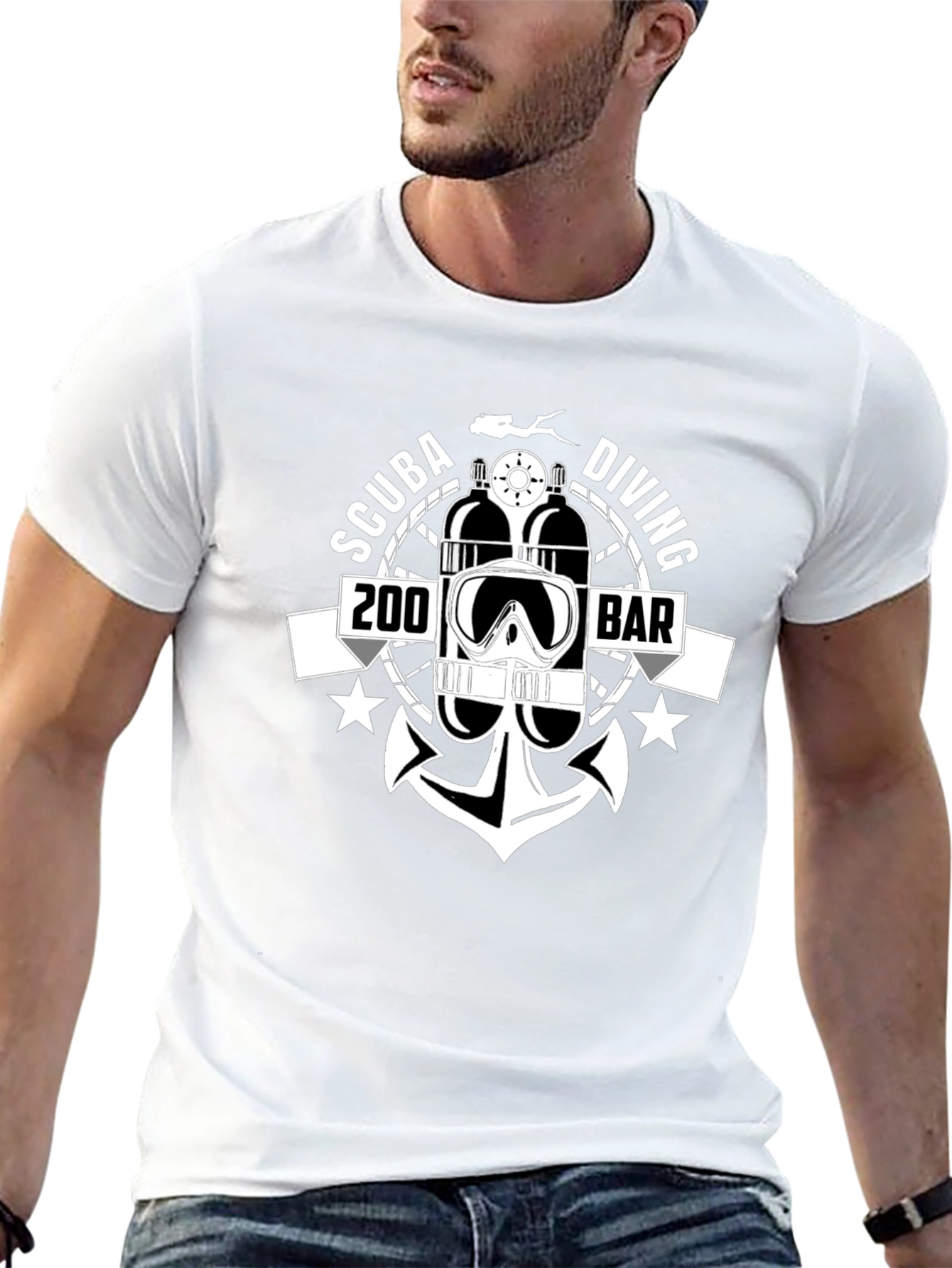 Scuba Diving 200 BAR T-Shirt | Diver Gift