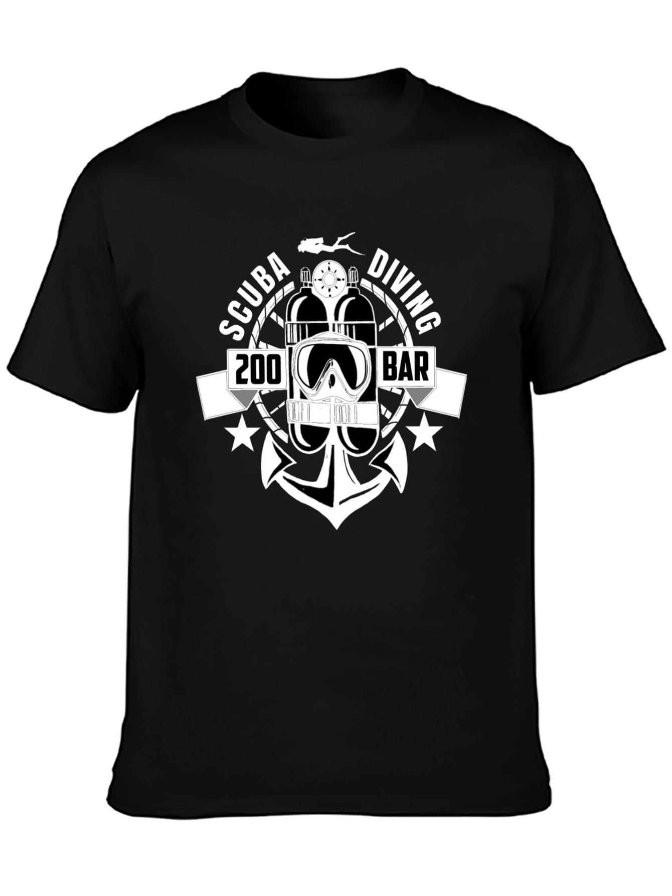 Scuba Diving 200 BAR T-Shirt | Diver Gift