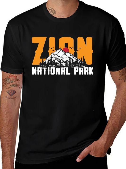 Zion National Park Graphic Tee - Black
