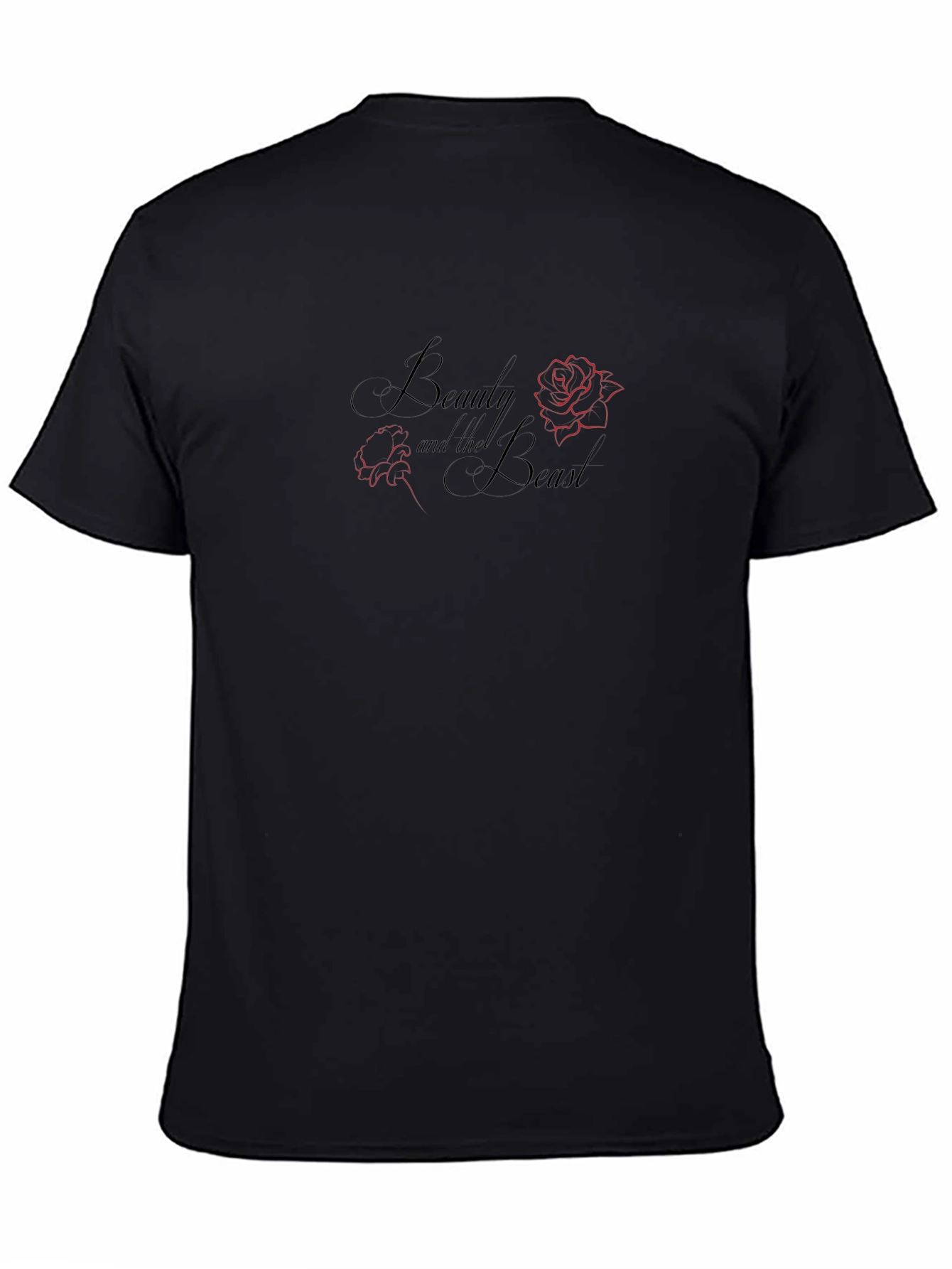 Beauty and the Beast Graphic T-Shirt - Black