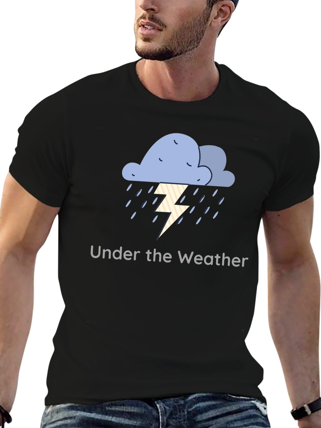 Under the Weather Graphic Tee - Black
