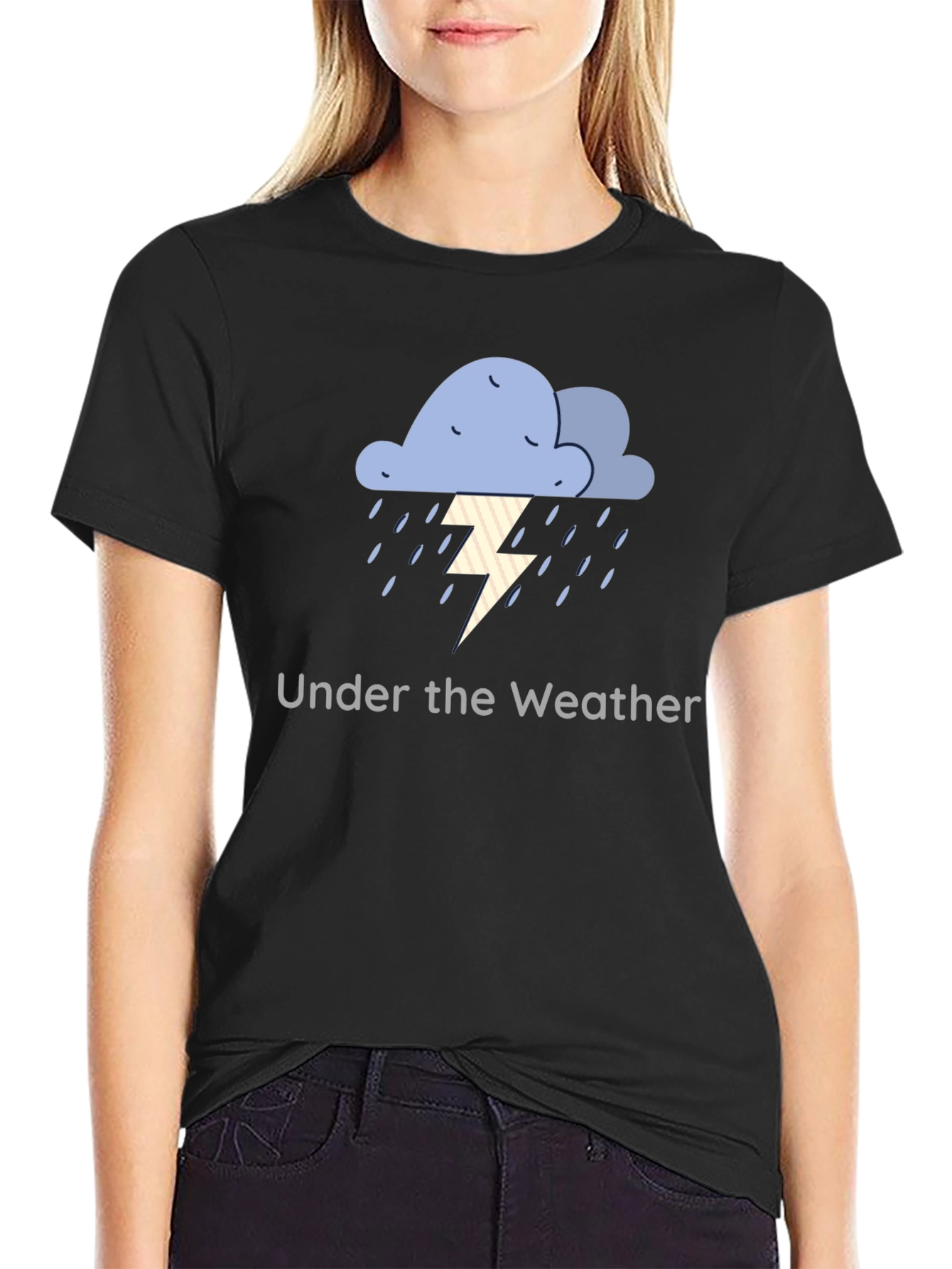 Under the Weather Graphic Tee - Black