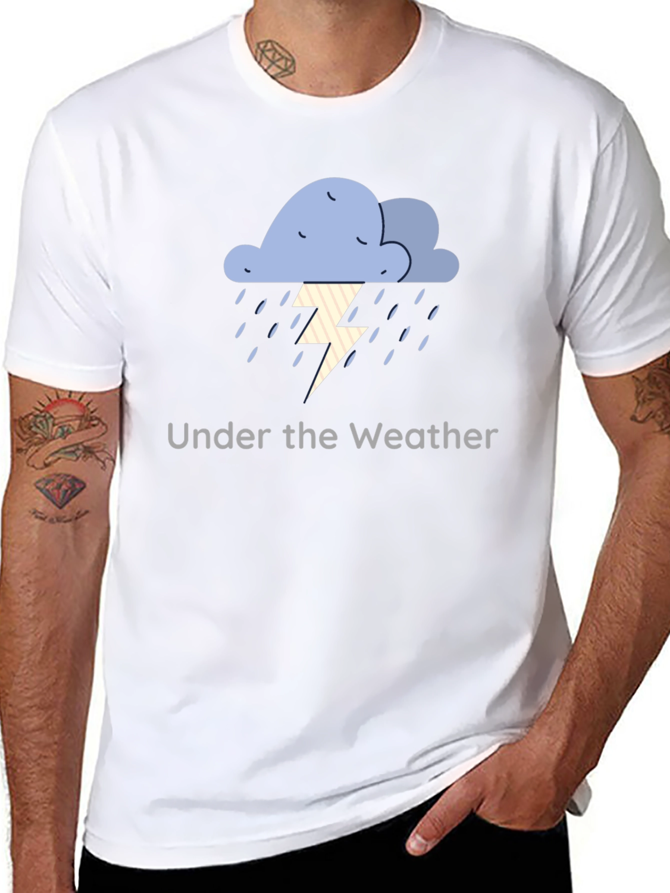 Under the Weather Graphic Tee - Black
