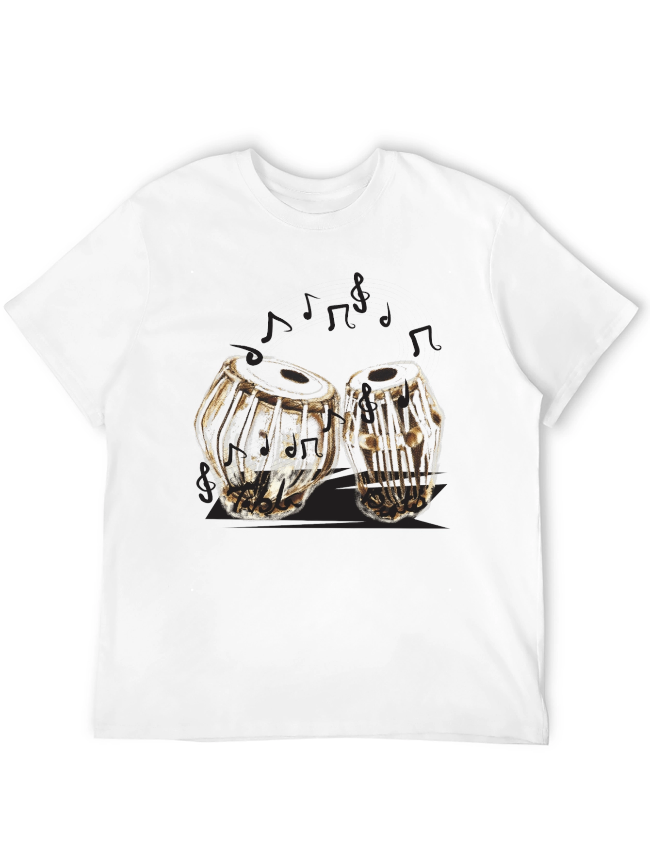Tabla Drums Graphic T-Shirt - Music Lover Tee