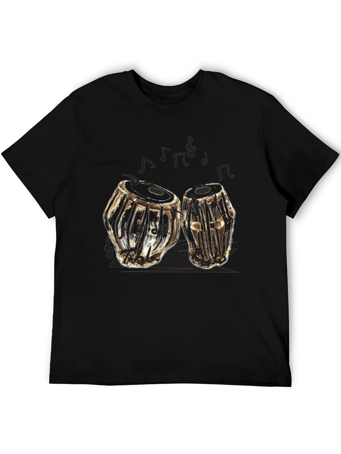 Tabla Drums Graphic T-Shirt - Music Lover Tee