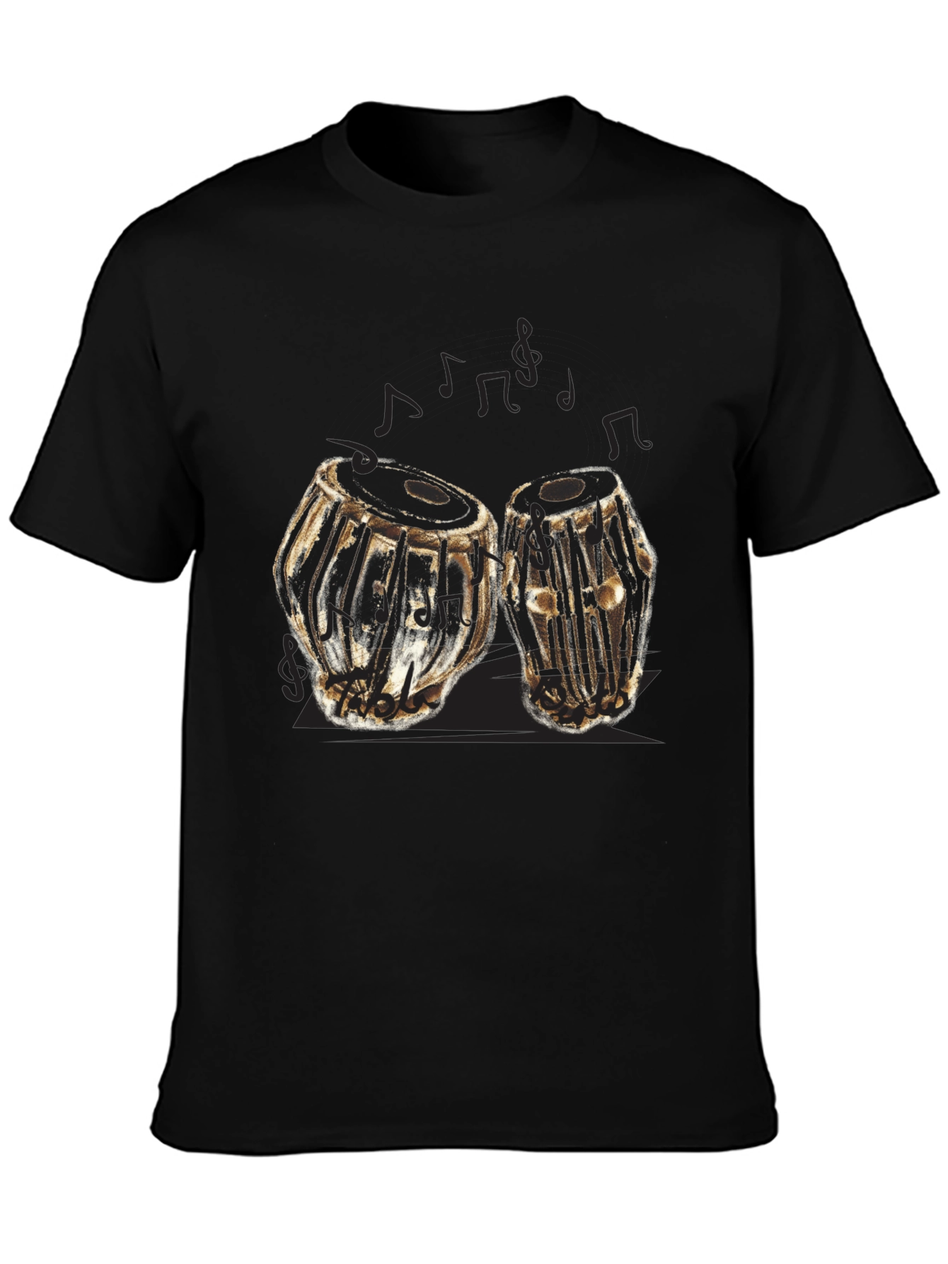 Tabla Drums Graphic T-Shirt - Music Lover Tee