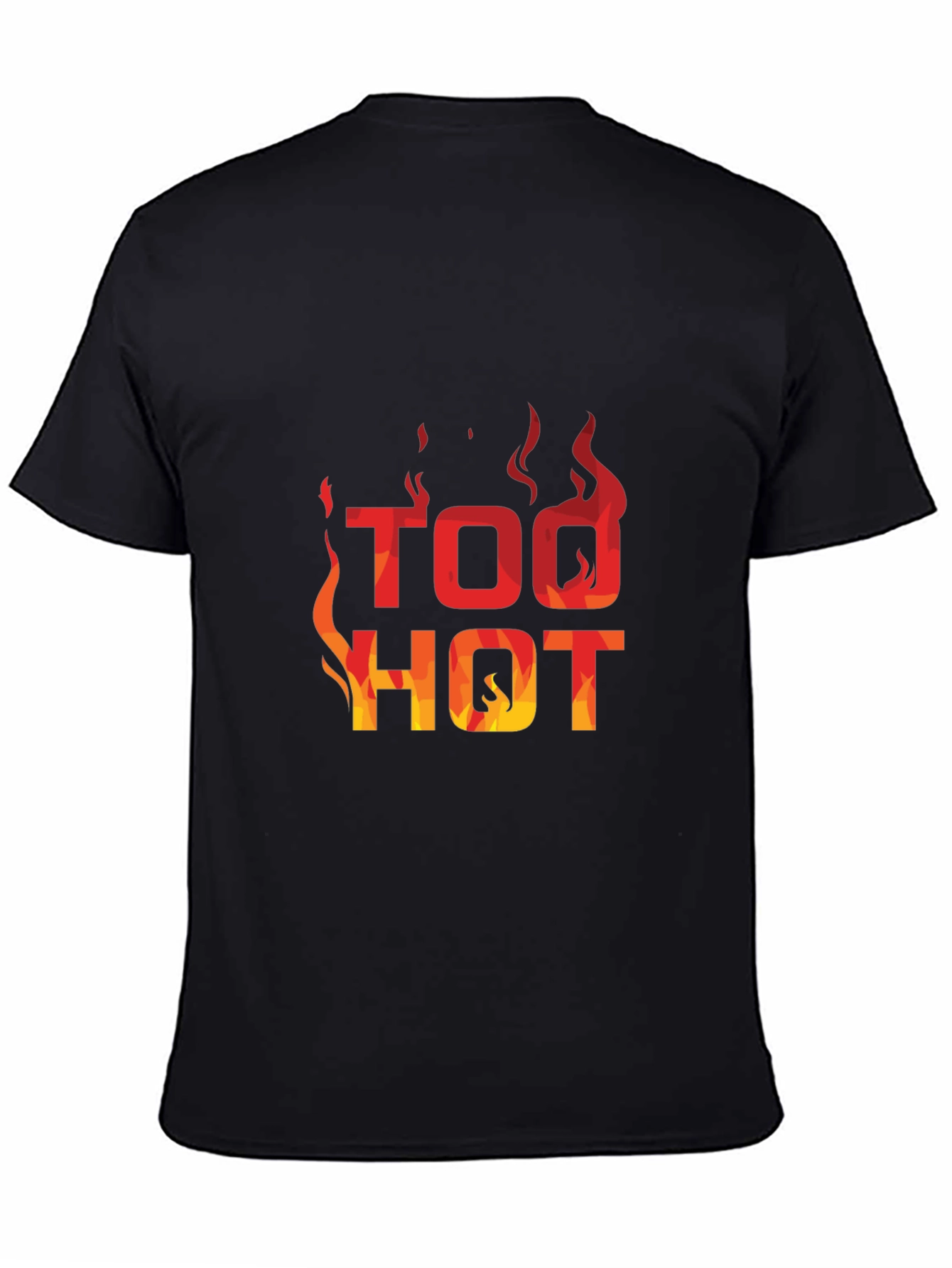 Too Hot Graphic Print Crew Neck T-Shirt