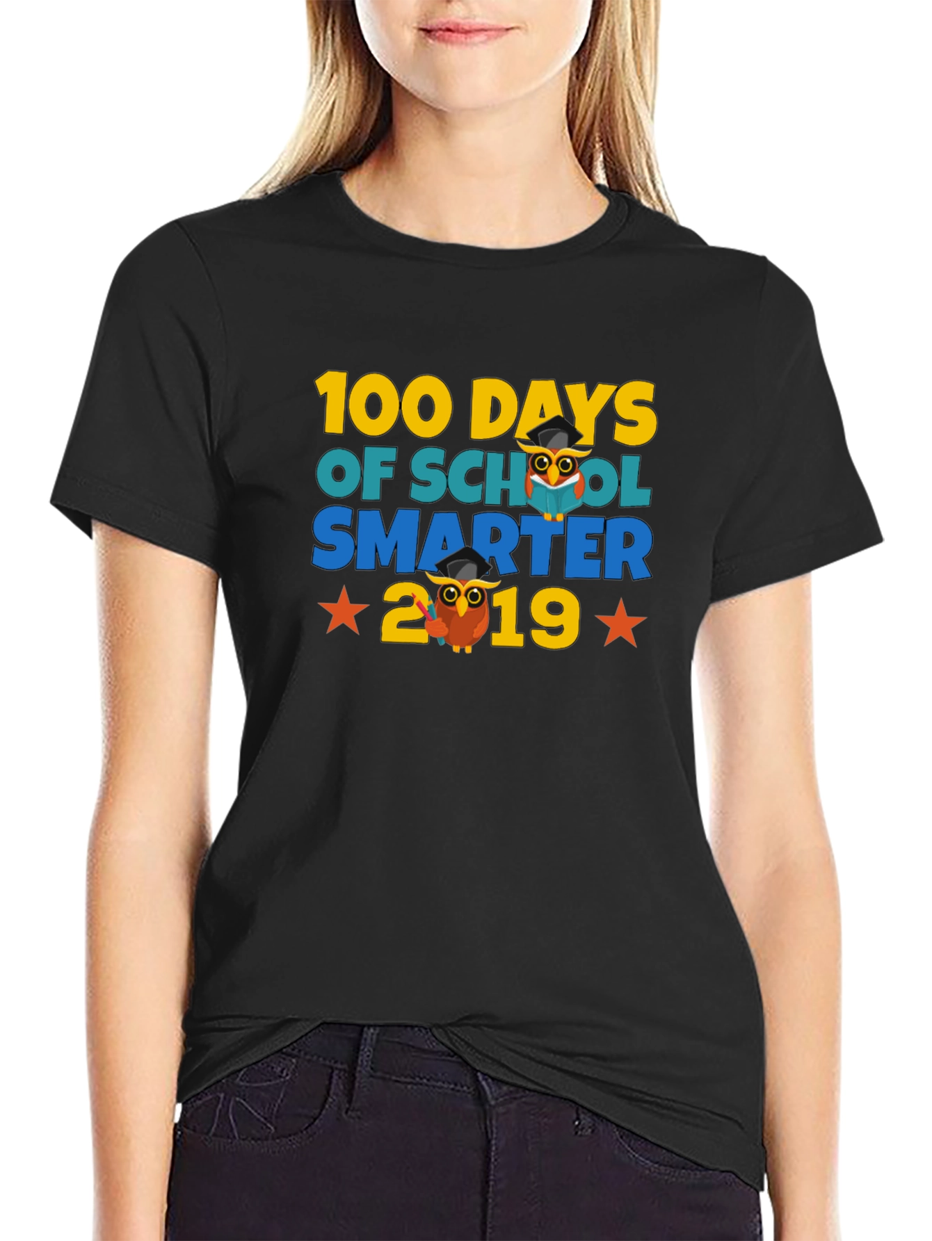 100 Days of School Smarter Owl T-Shirt