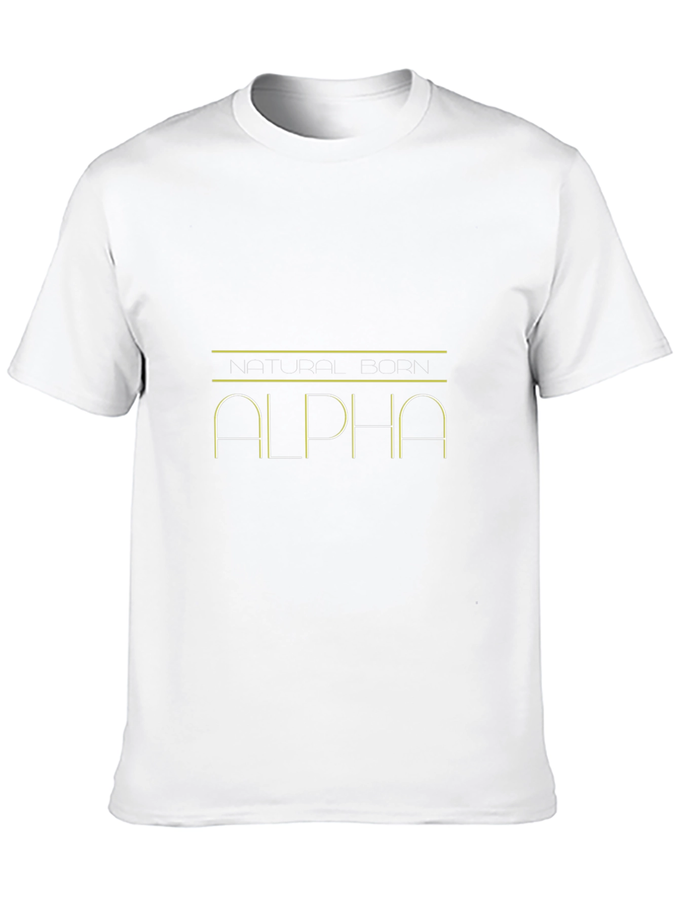 Natural Born Alpha Black T-Shirt