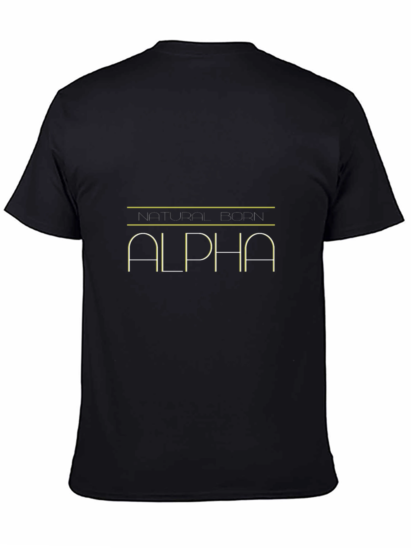 Natural Born Alpha Black T-Shirt