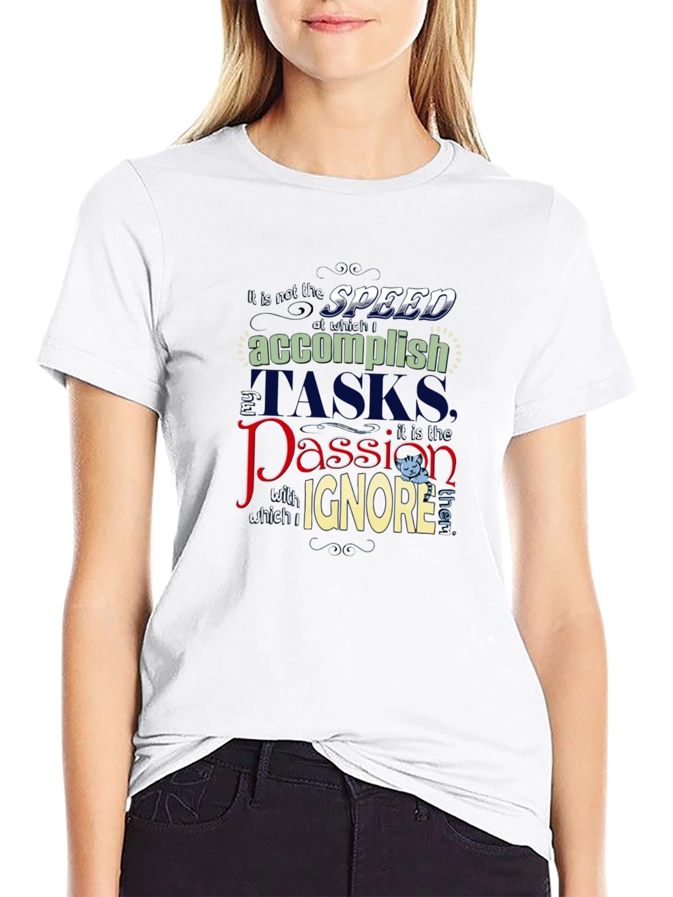 Speed Accomplish Graphic Tee - Black T-Shirt