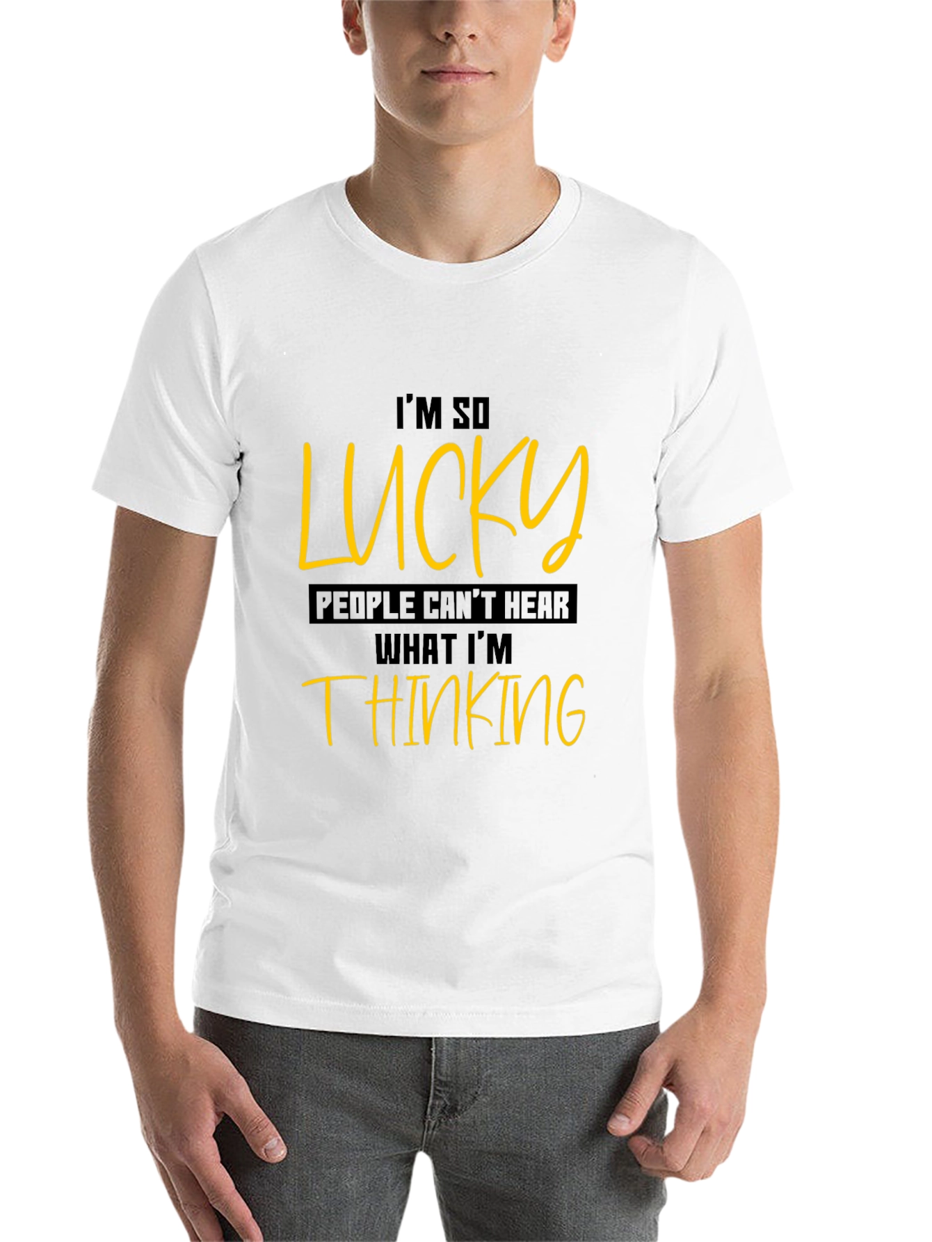 Lucky Statement Graphic Tee